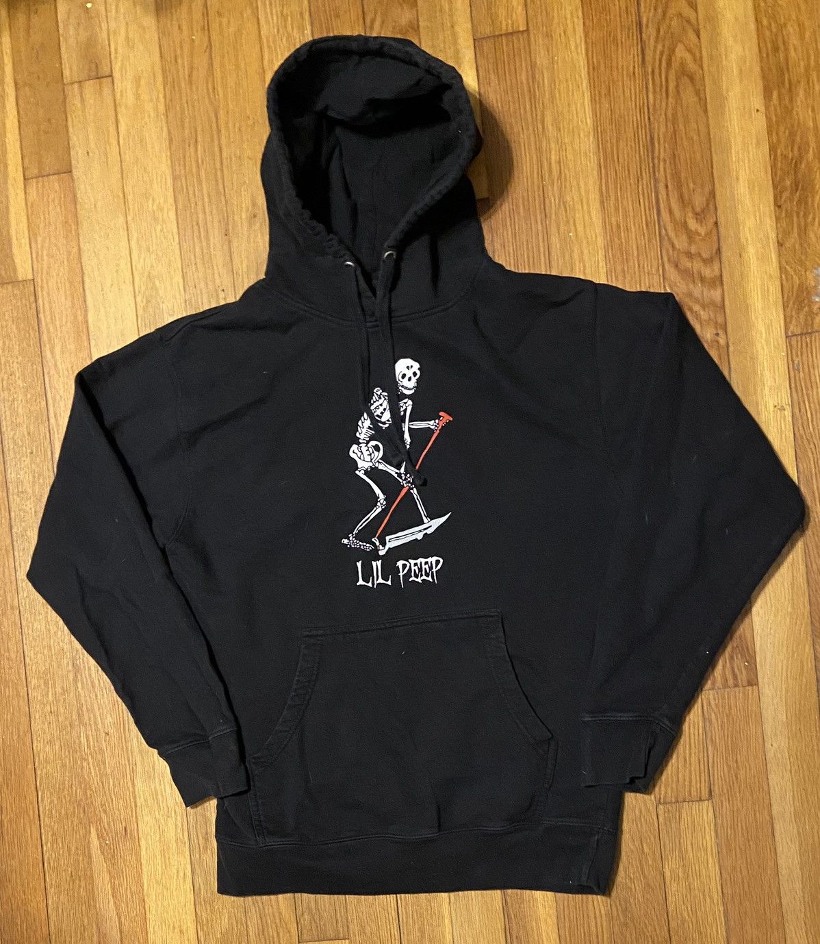 Lil Peep × Rap Tees Lil Peep Schemaposse Reaper Hoodie | Grailed
