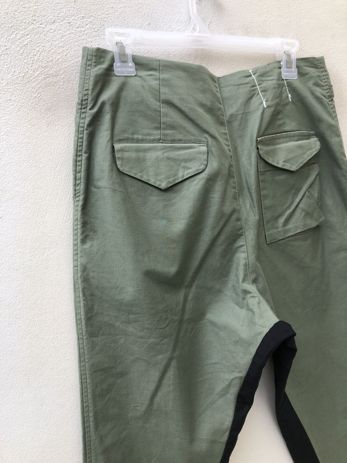 Bassike Bassike Surplus Olive Green Cropped Trouser Pant Size US 30 / EU 46 - 12 Thumbnail