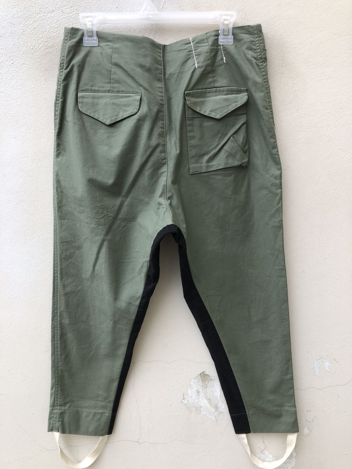 Bassike Bassike Surplus Olive Green Cropped Trouser Pant Size US 30 / EU 46 - 11 Thumbnail