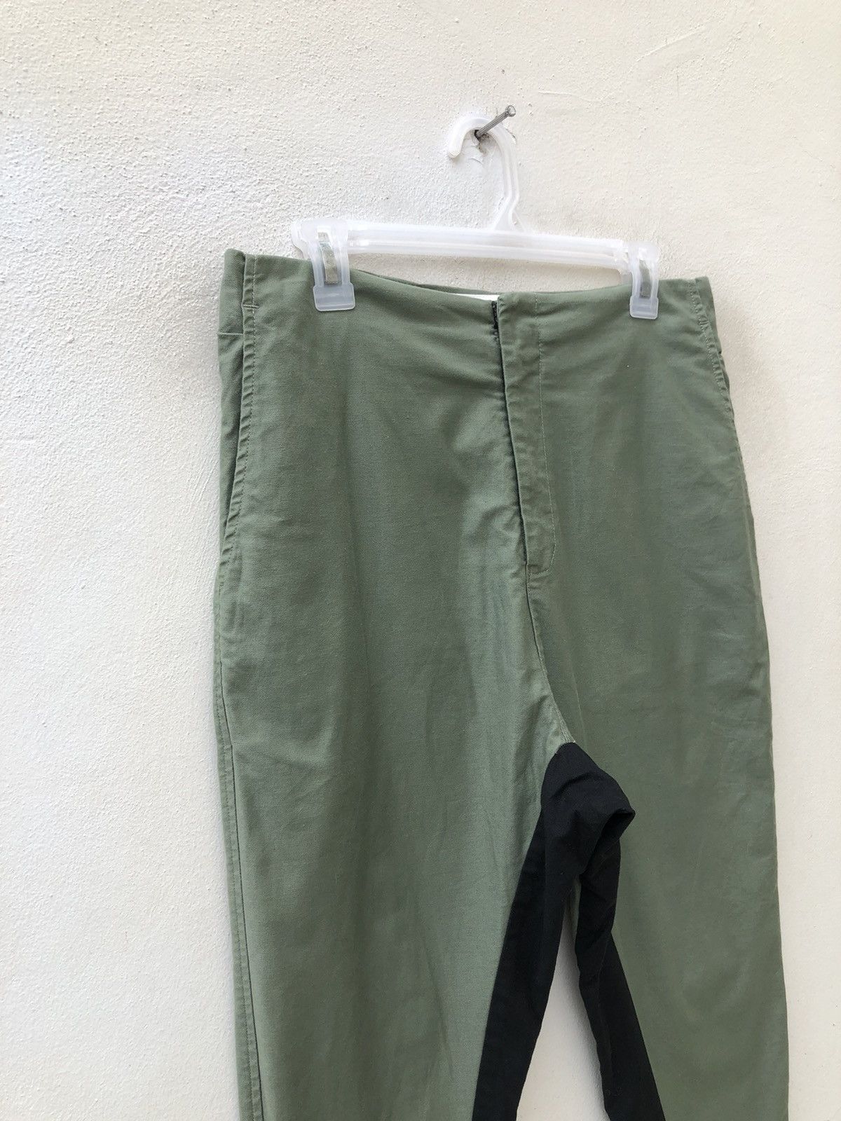 Bassike Bassike Surplus Olive Green Cropped Trouser Pant Size US 30 / EU 46 - 4 Thumbnail