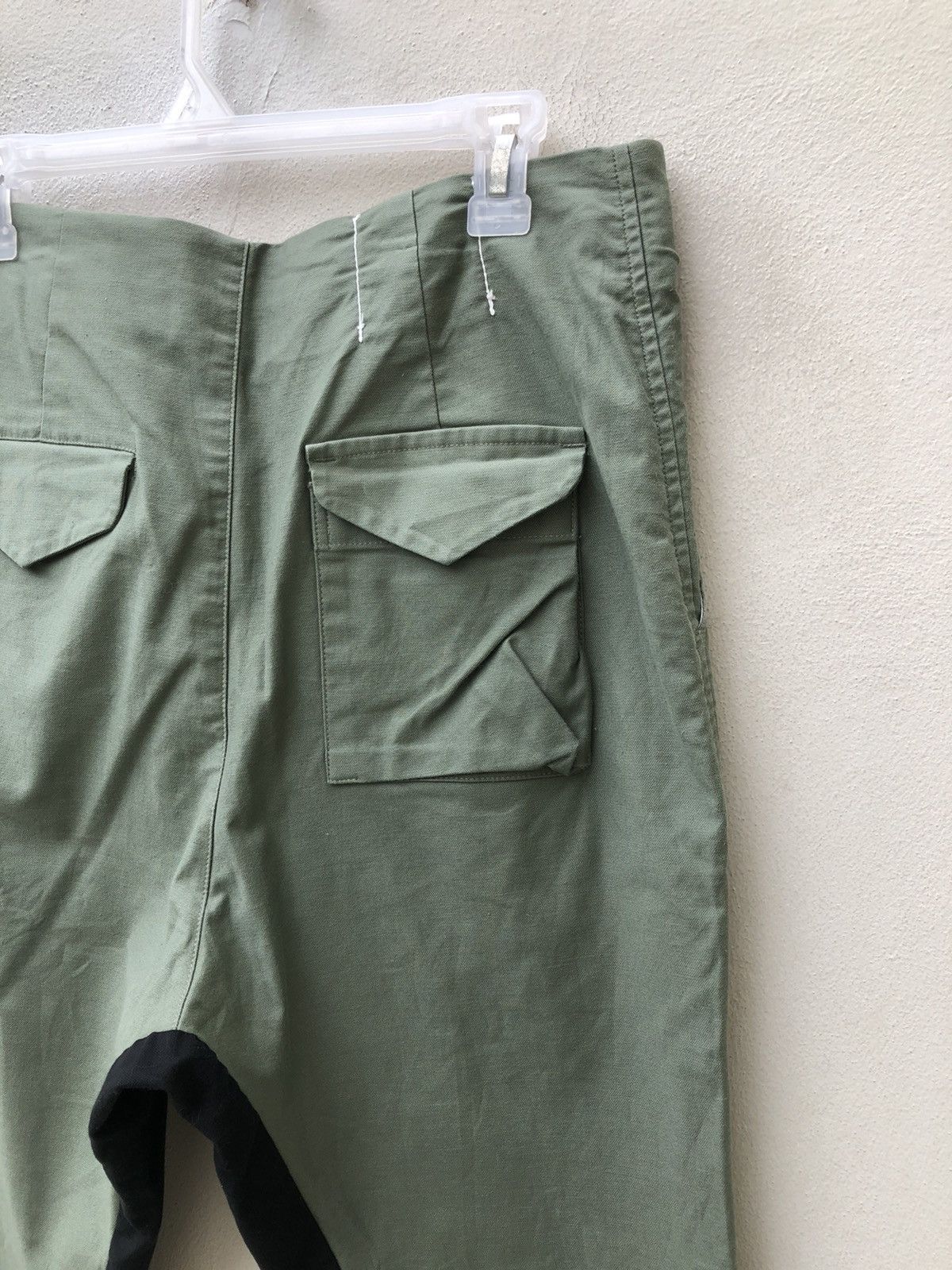 Bassike Bassike Surplus Olive Green Cropped Trouser Pant Size US 30 / EU 46 - 14 Thumbnail
