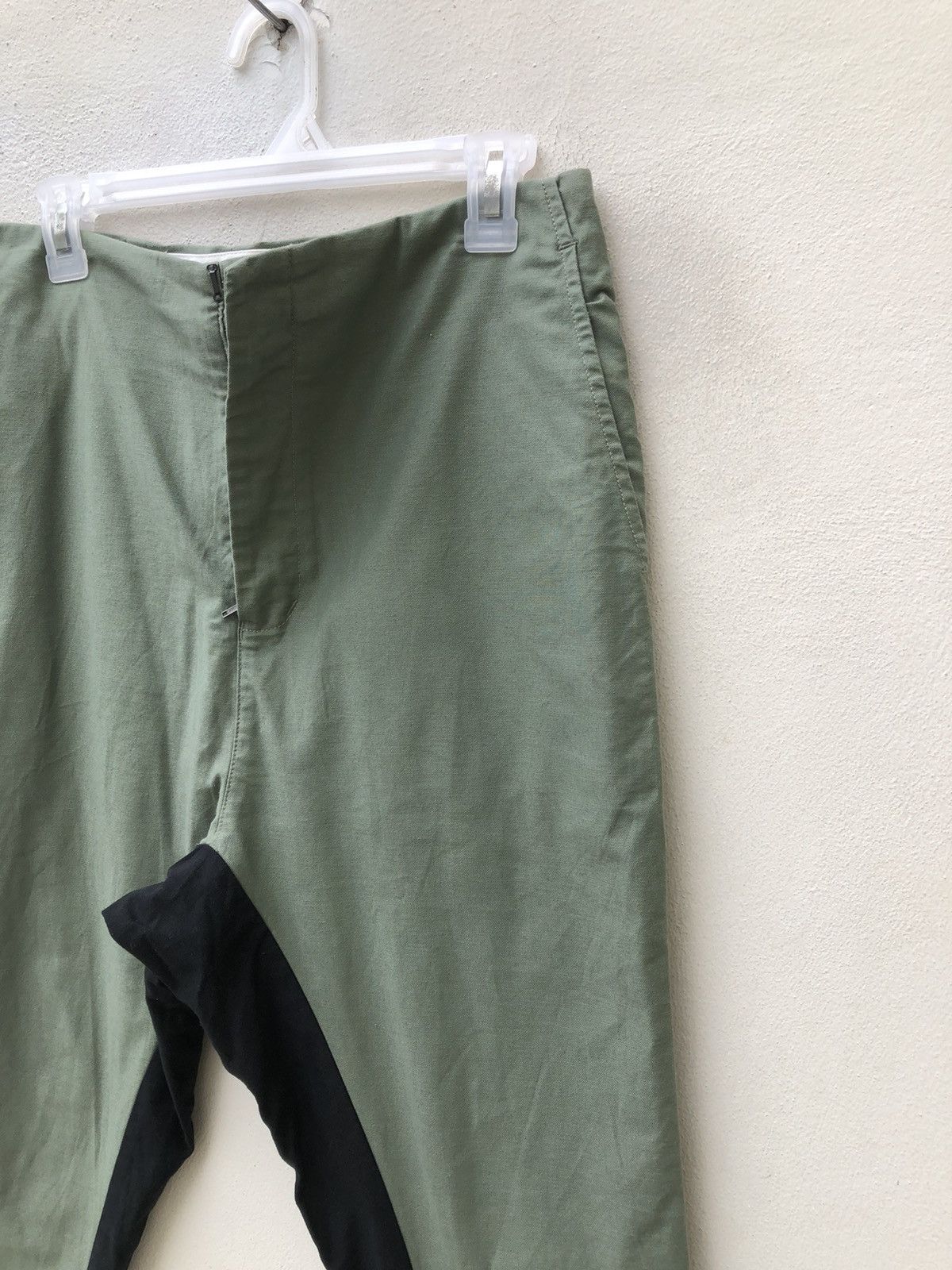 Bassike Bassike Surplus Olive Green Cropped Trouser Pant Size US 30 / EU 46 - 8 Thumbnail