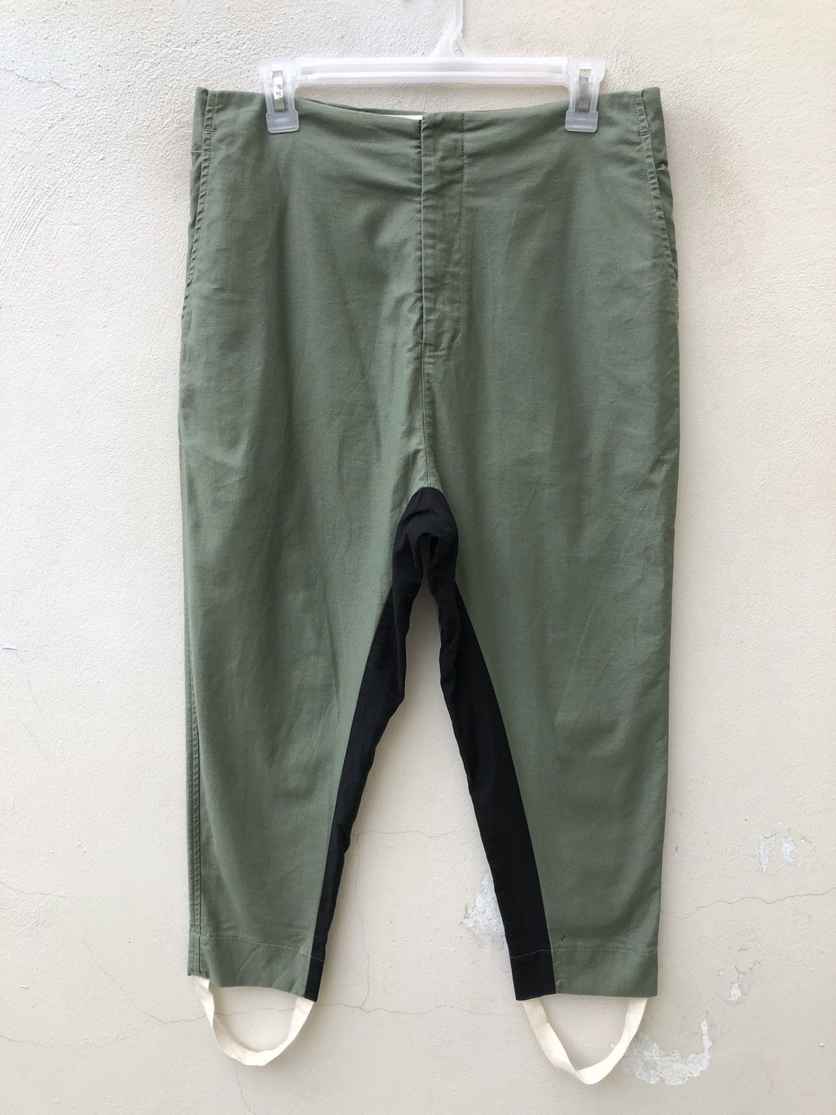 Bassike Bassike Surplus Olive Green Cropped Trouser Pant Size US 30 / EU 46 - 3 Thumbnail