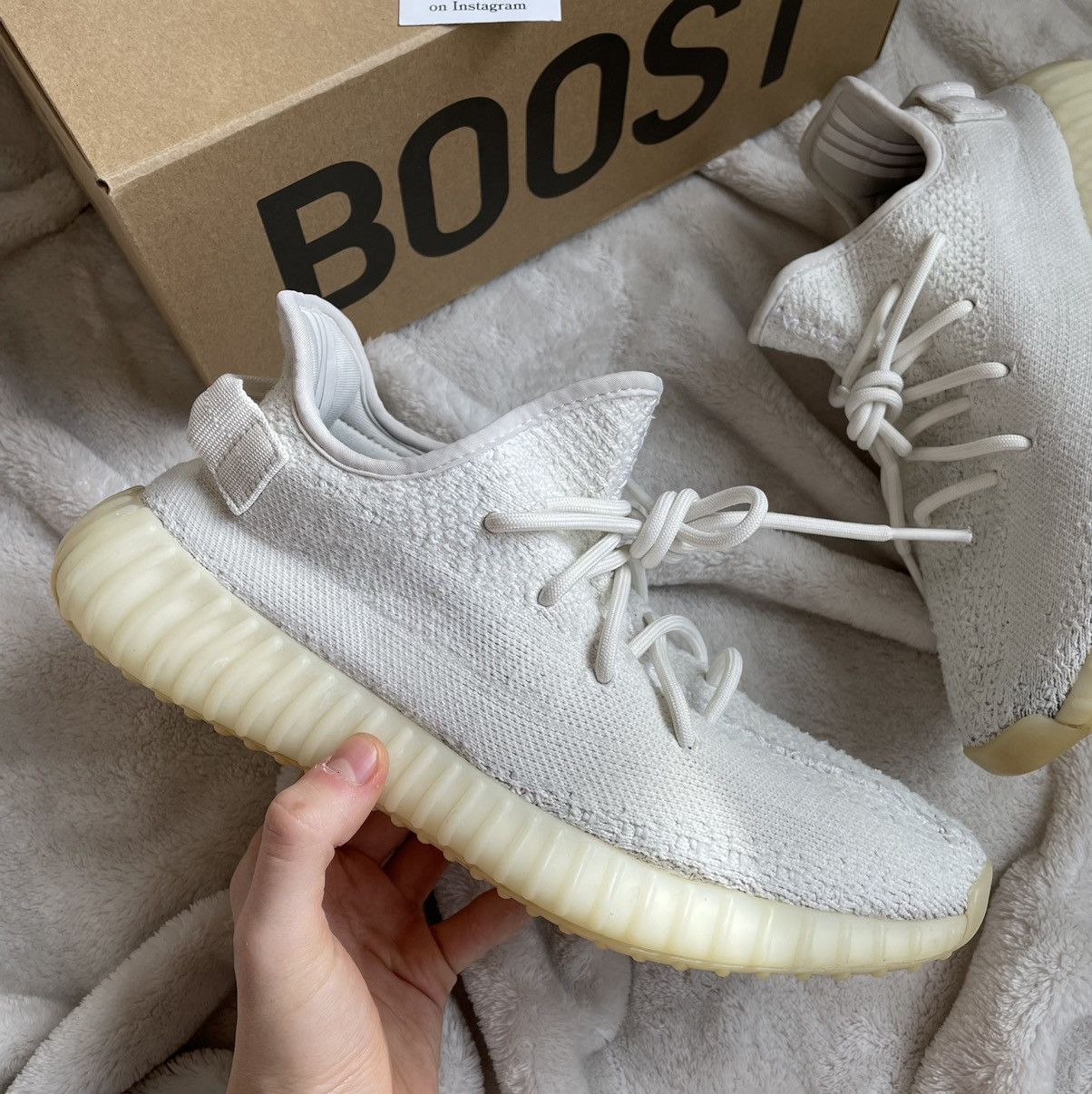 Adidas Yeezy Boost 350 V2 Cream 2017 Size US 8.5 / EU 41-42 - 2 Thumbnail