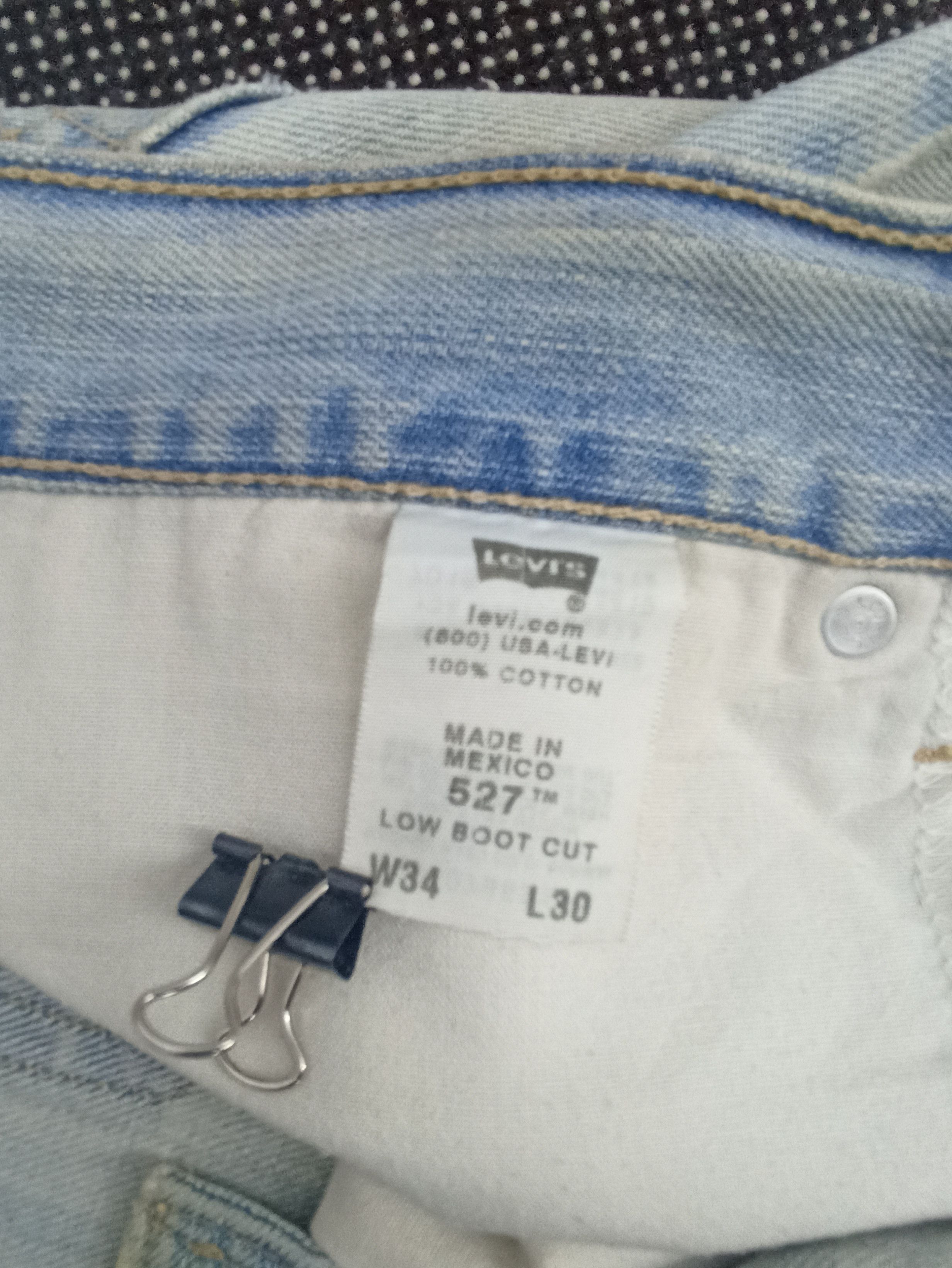 Jean × Levi's × Vintage VINTAGE LEVIS 527 LIGHT WASH JEANS -J308 Size US 36 / EU 52 - 5 Thumbnail