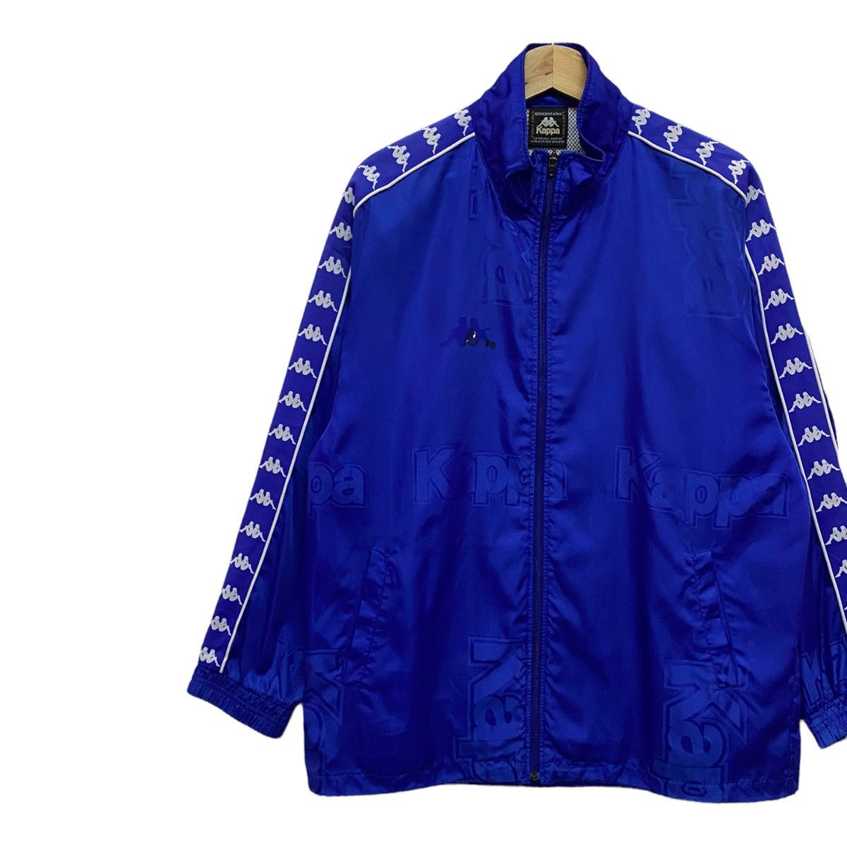 Kappa RARE‼️KAPPA FULL PRINT SIDE TAPE LOGO ZIPPER JACKET Size US M / EU 48-50 / 2 - 9 Thumbnail