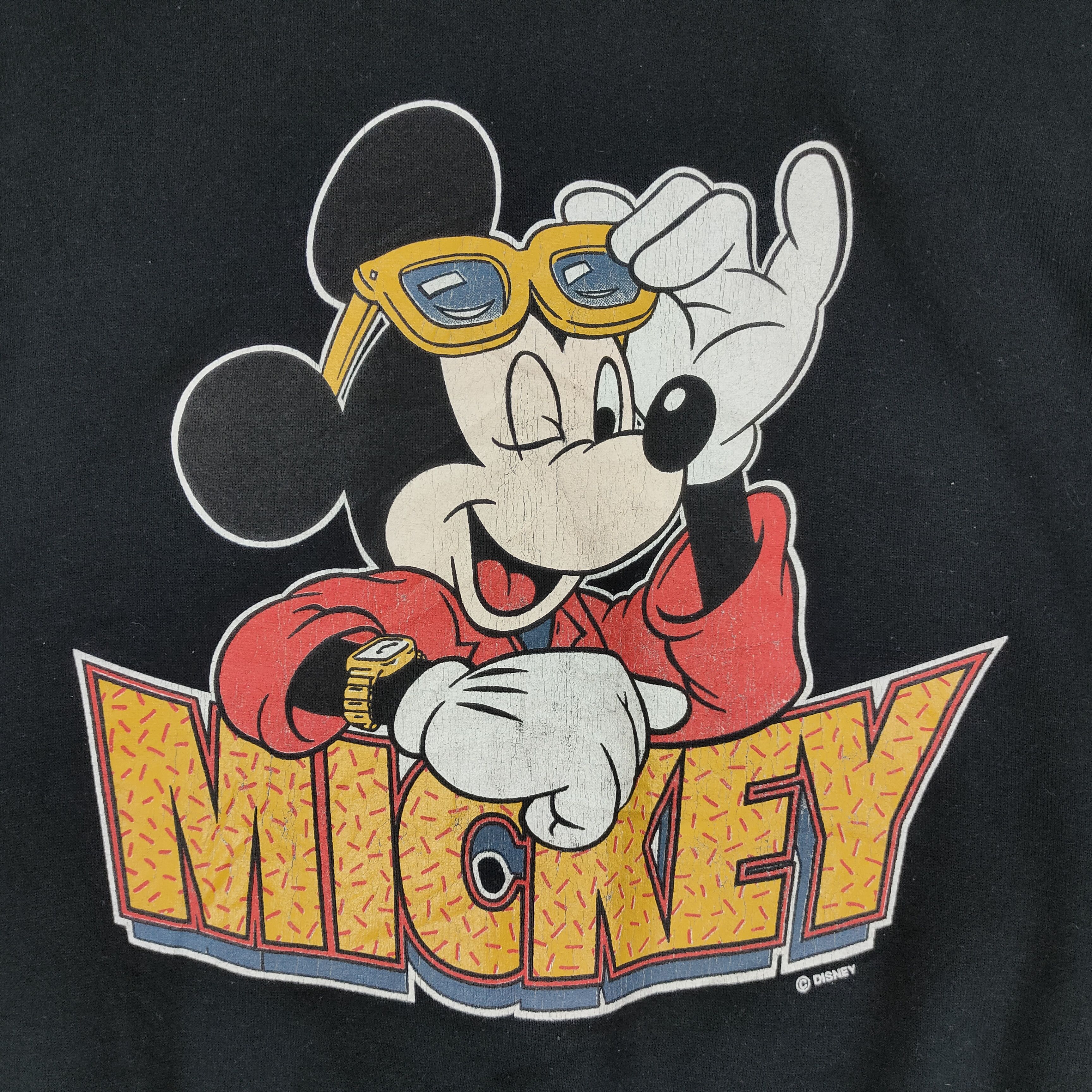 Mickey Mouse × Vintage Vintage MICKEY MOUSE Velva Sheen Disney Printed Sweatshirt Size US M / EU 48-50 / 2 - 4 Thumbnail