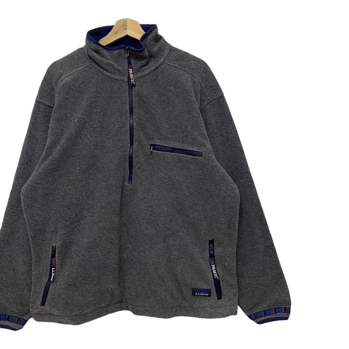 L.L. Bean L.L BEAN WINDBLOC SERIES X POLARTEC HALF ZIP FLEECE JACKET Size US XL / EU 56 / 4 - 3 Thumbnail