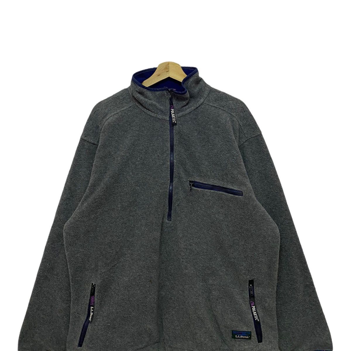L.L. Bean L.L BEAN WINDBLOC SERIES X POLARTEC HALF ZIP FLEECE JACKET Size US XL / EU 56 / 4 - 5 Thumbnail