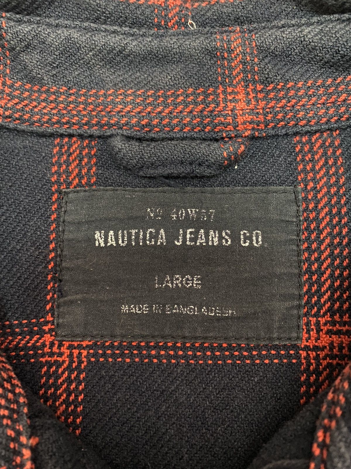 Designer × Flannel × Nautica NAUTICA CHECKED PLAID FLANNEL BUTTON UP SHIRT Size US M / EU 48-50 / 2 - 8 Thumbnail