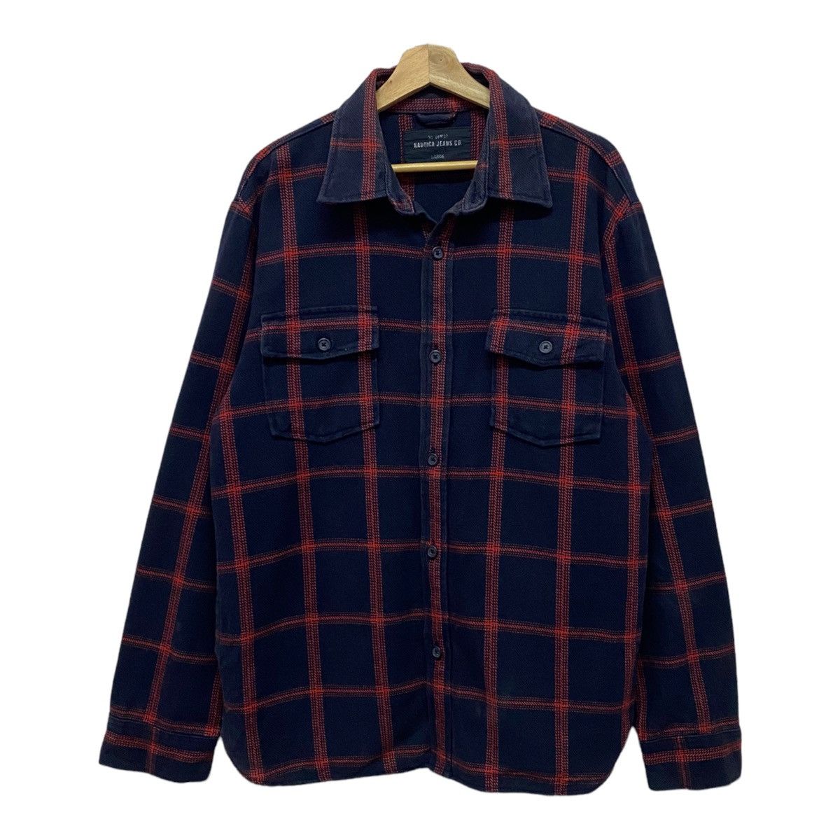 Designer × Flannel × Nautica NAUTICA CHECKED PLAID FLANNEL BUTTON UP SHIRT Size US M / EU 48-50 / 2 - 1 Thumbnail