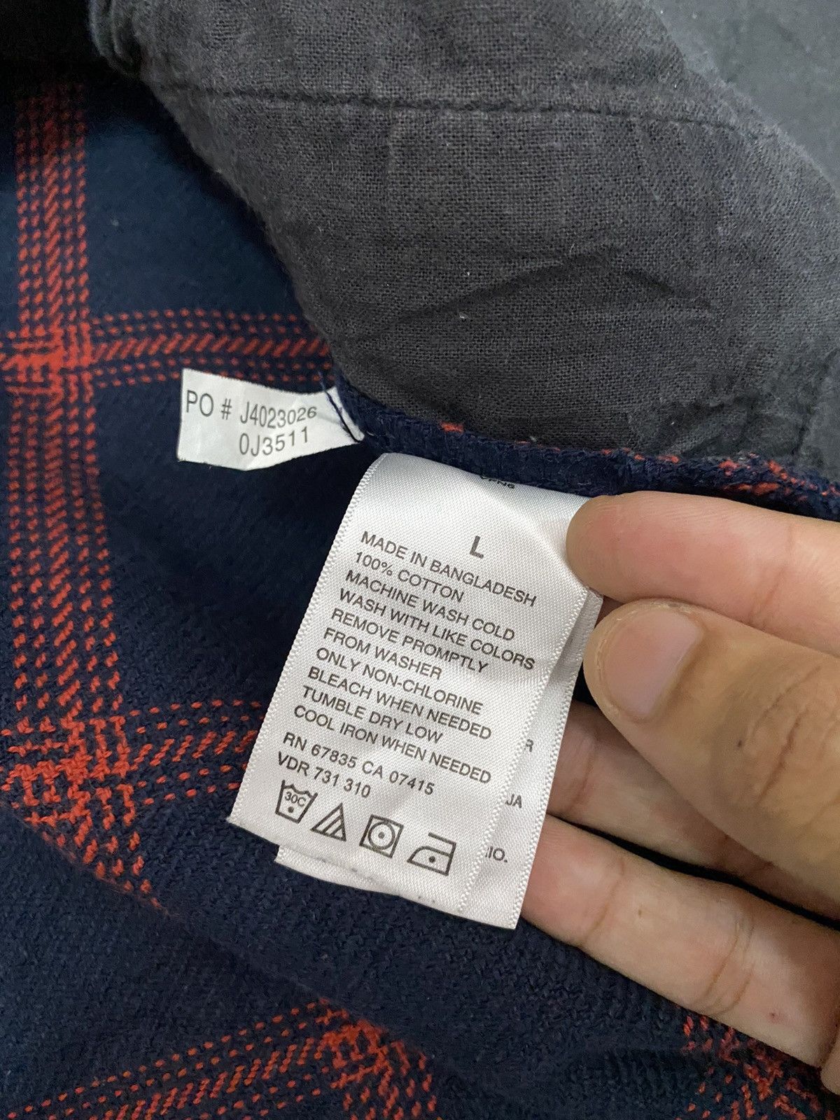 Designer × Flannel × Nautica NAUTICA CHECKED PLAID FLANNEL BUTTON UP SHIRT Size US M / EU 48-50 / 2 - 9 Thumbnail