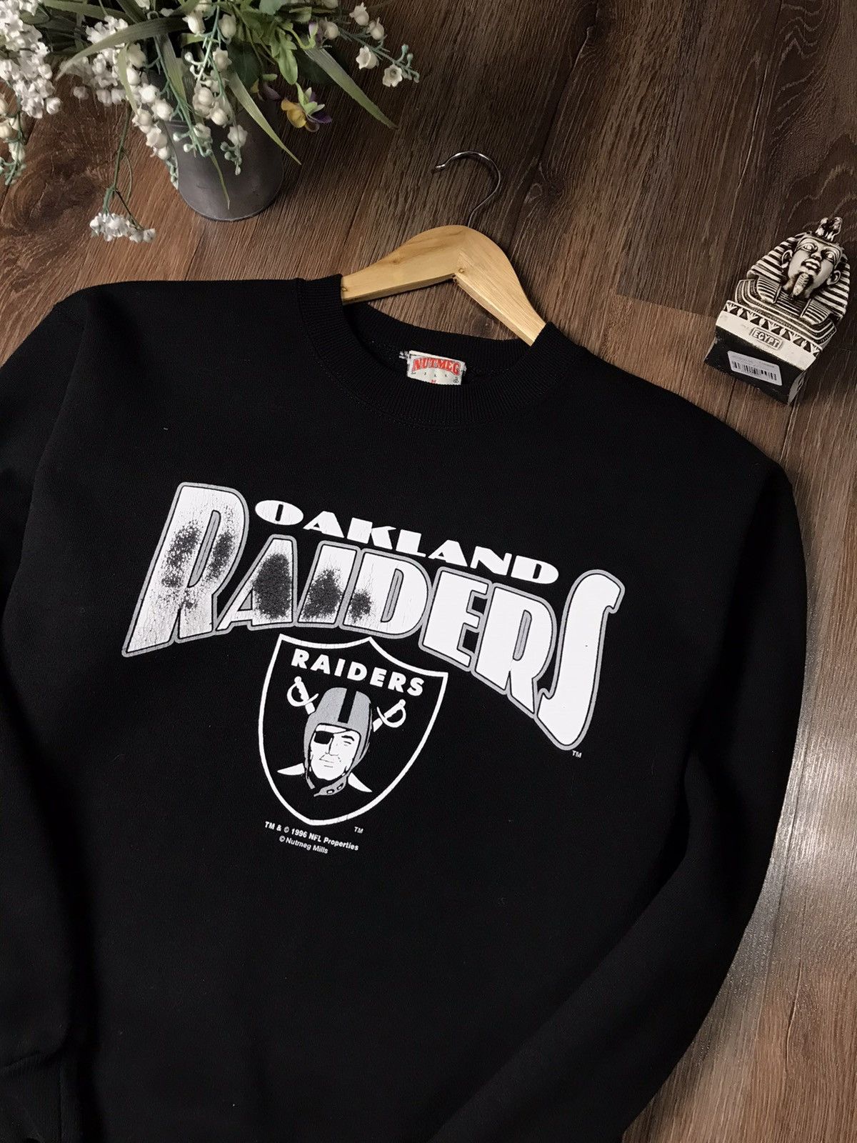 NFL 90s NFL Los Angeles Raiders Crewneck Sweatshirt Size M Size US M / EU 48-50 / 2 - 3 Thumbnail