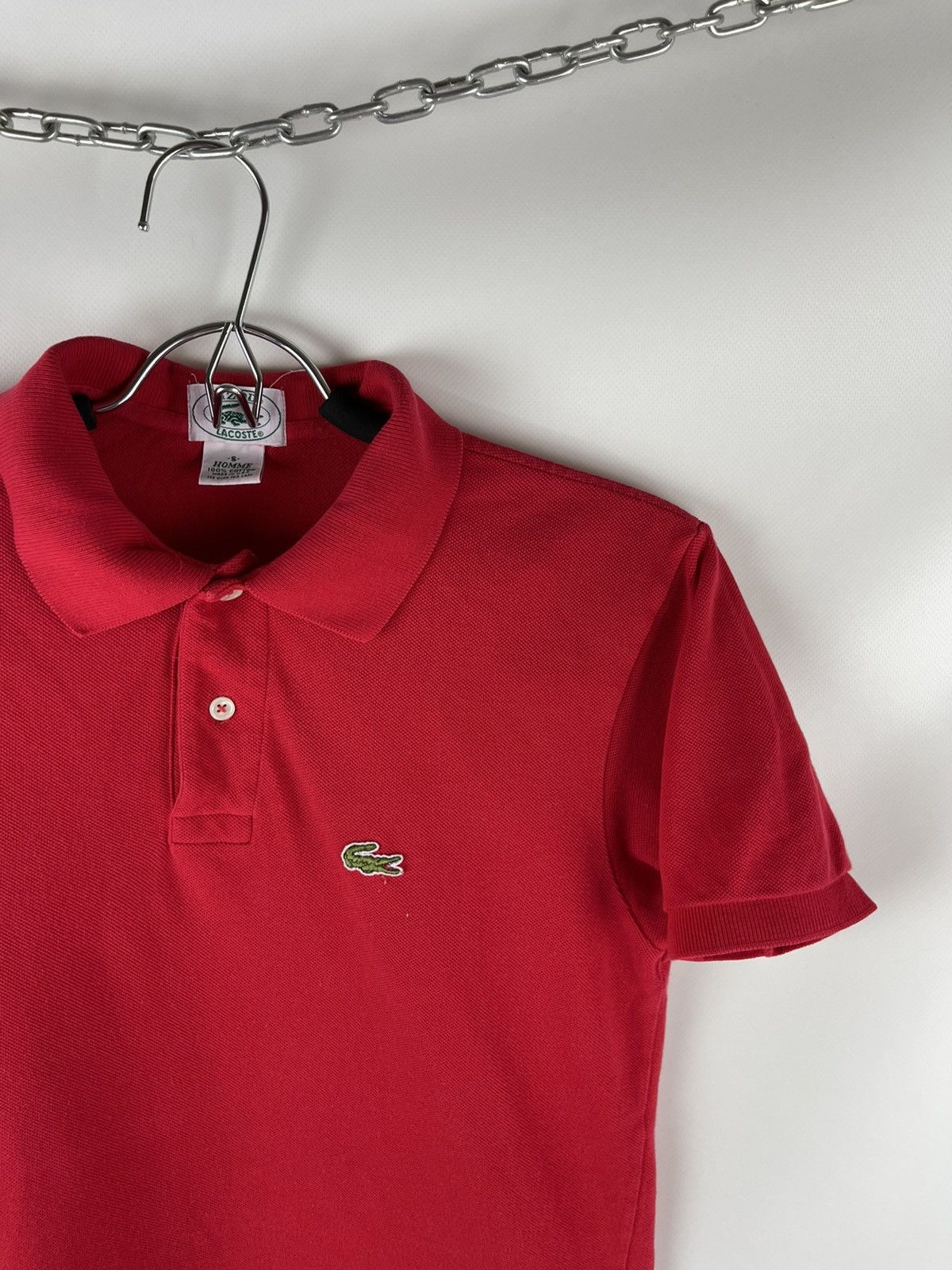 Izod Lacoste Izod vintage rare made in USA red polo tee shirt Size US S / EU 44-46 / 1 - 3 Thumbnail
