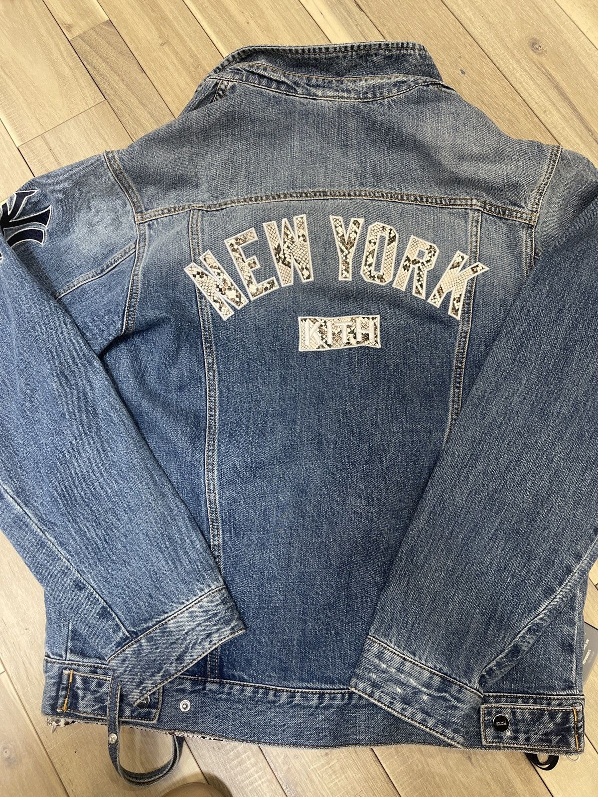 Kith Kith for MLB New York Yankees light denim | Grailed