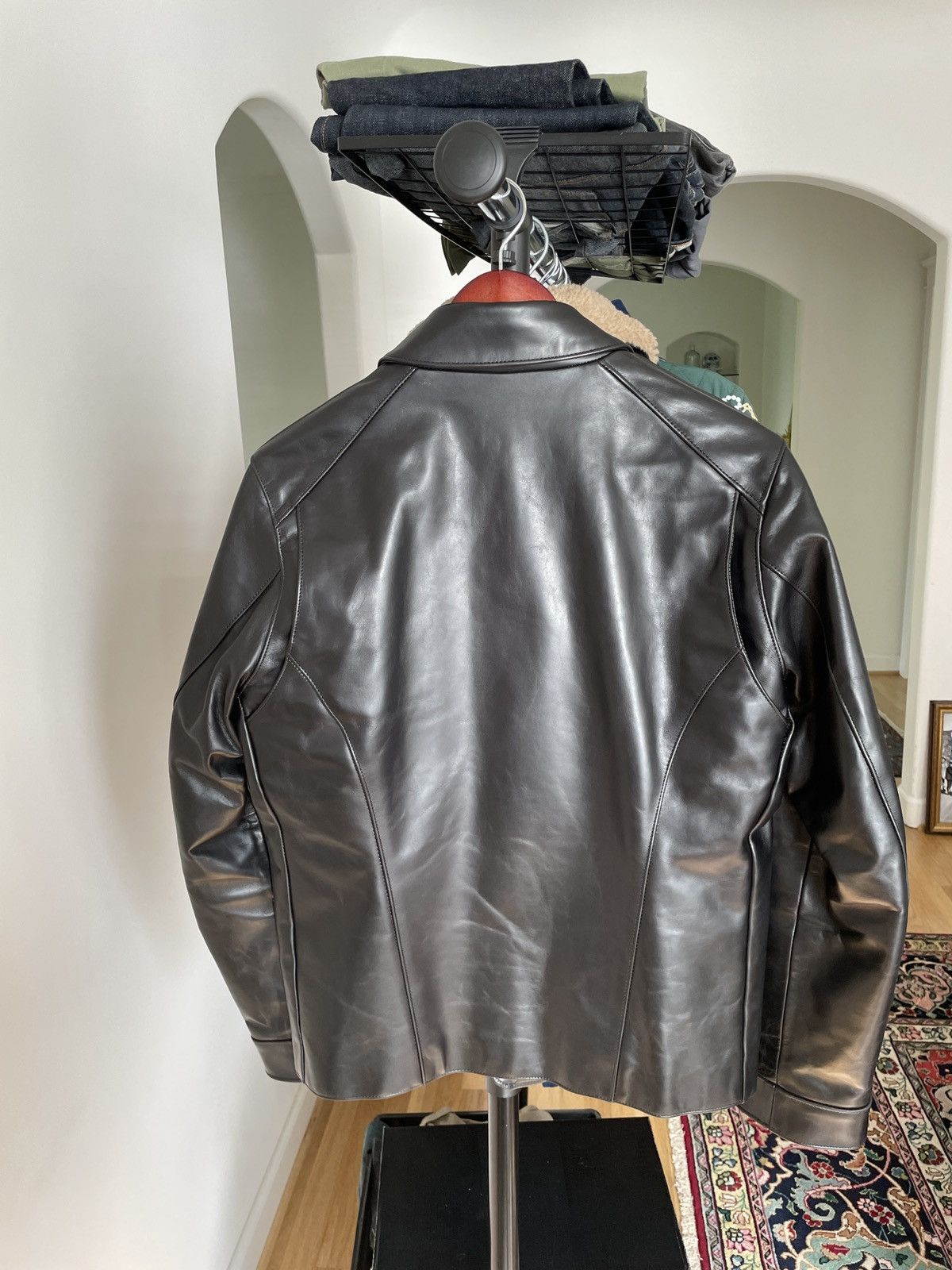 Nine Lives The 9Lives Rider's Jacket - Black Yak Leather Large Size US L / EU 52-54 / 3 - 2 Preview