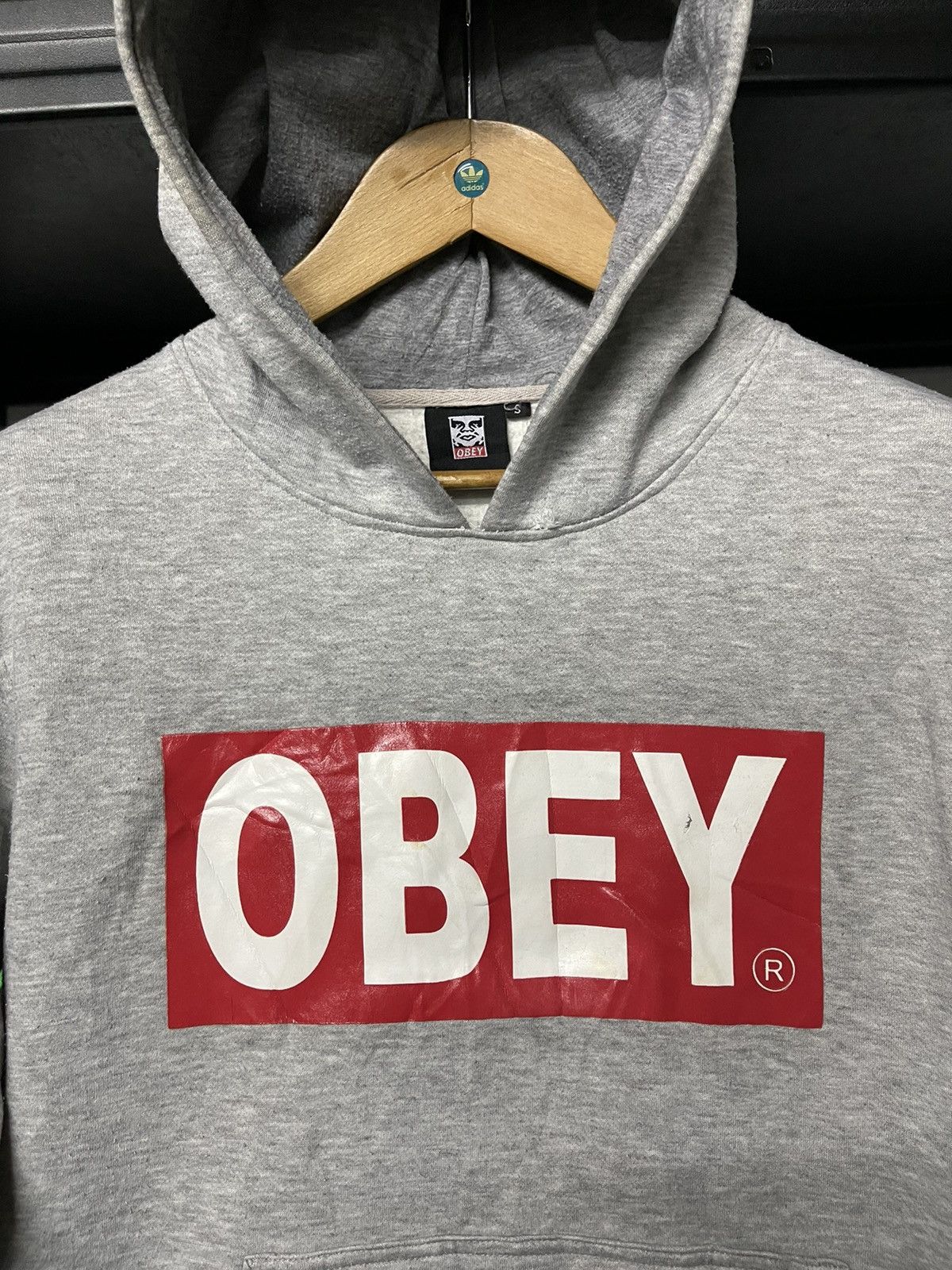 Obey box logo hoodie sale