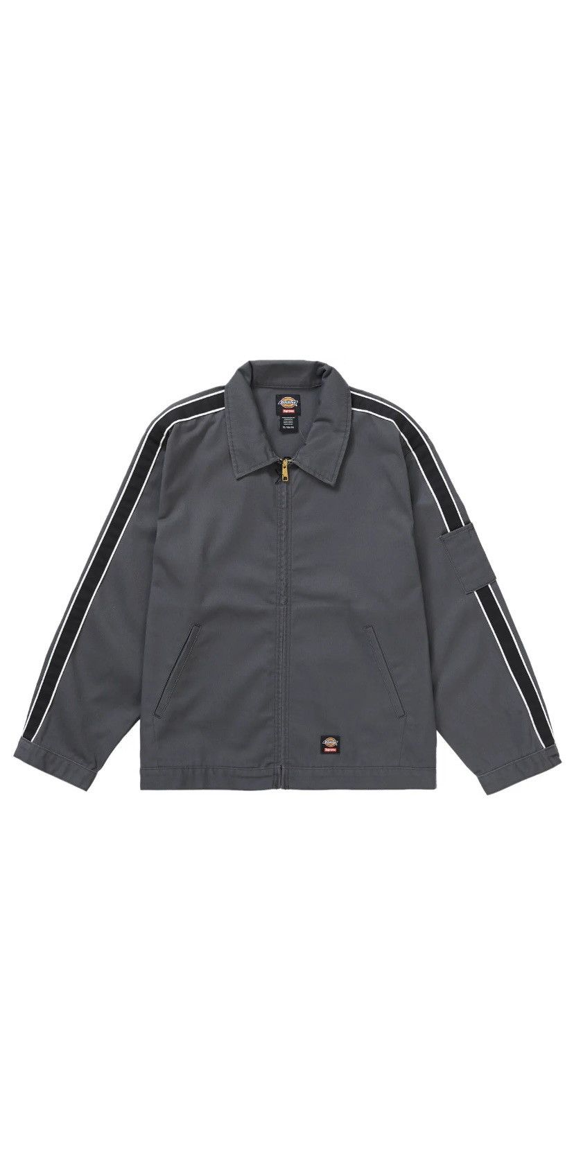 Supreme/Dickies Stripe Eisenhower Jacket Charcoal