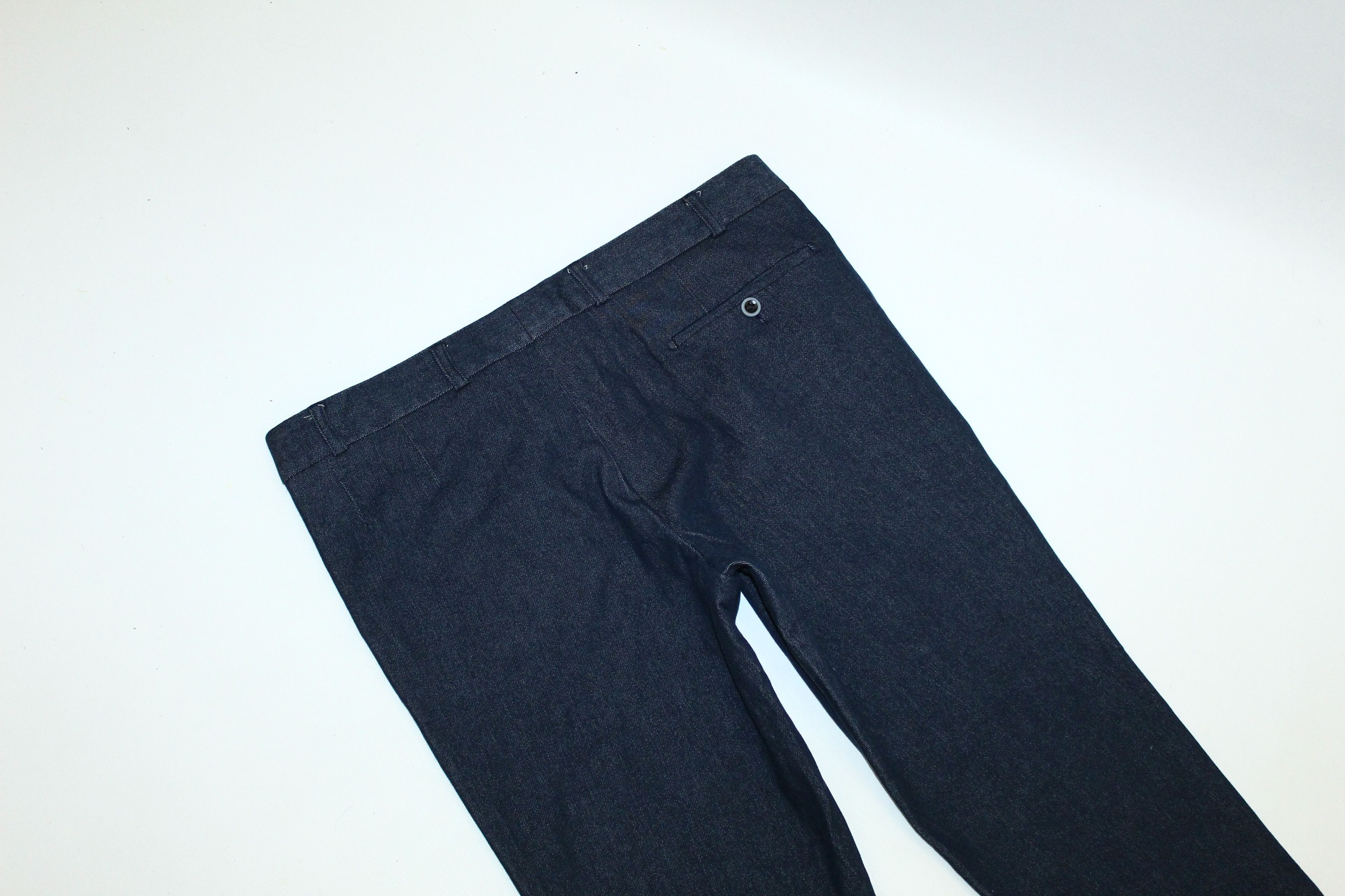 Cortigiani Cacciopolli Napoli 1920 Bespoke Slim fit Stretch Indigo Pant Size US 34 / EU 50 - 10 Thumbnail