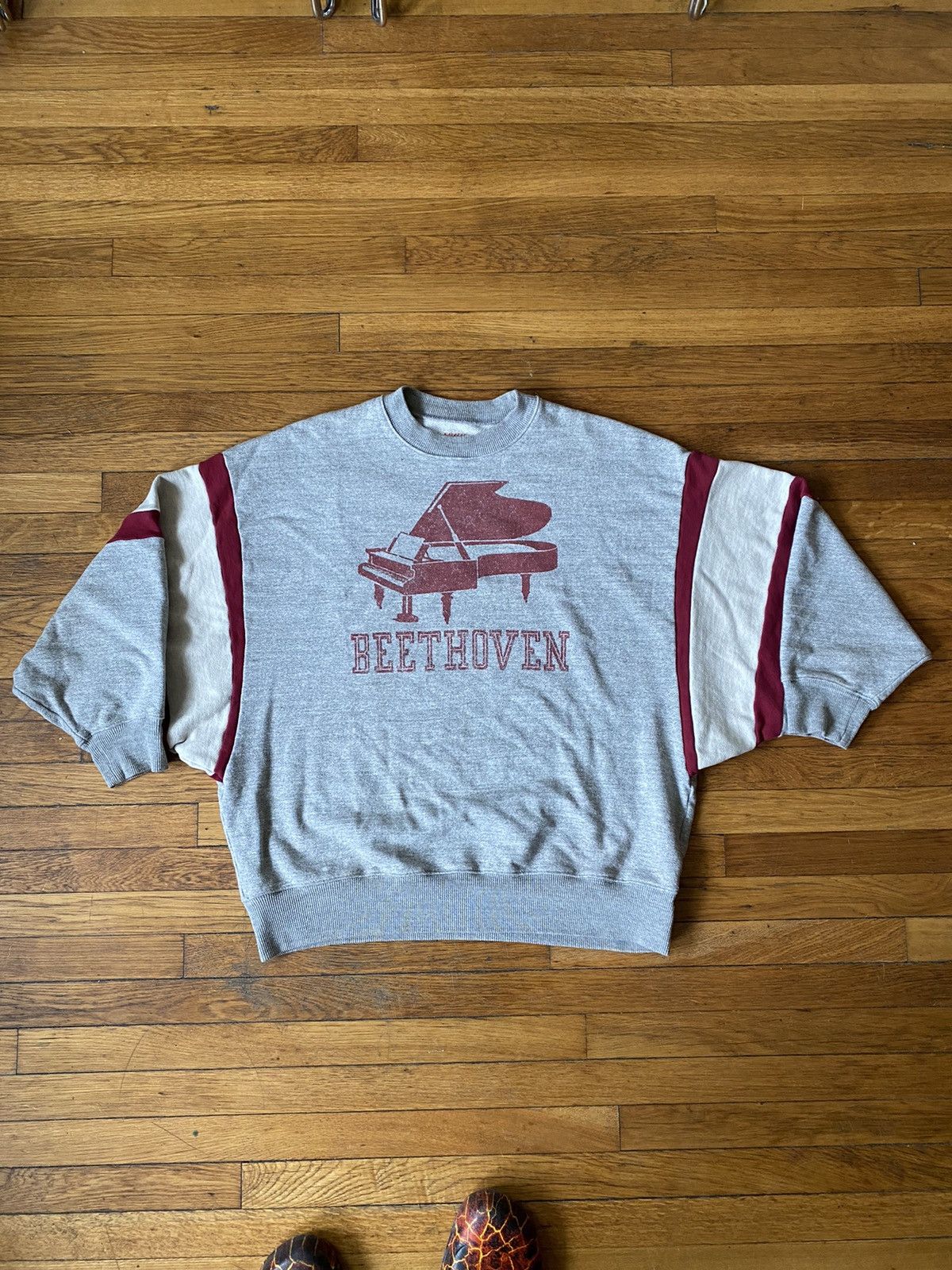 Kapital Kapital Property of Beethoven Dolman Sleeve Sweatshirt Size US XL / EU 56 / 4 - 1 Thumbnail