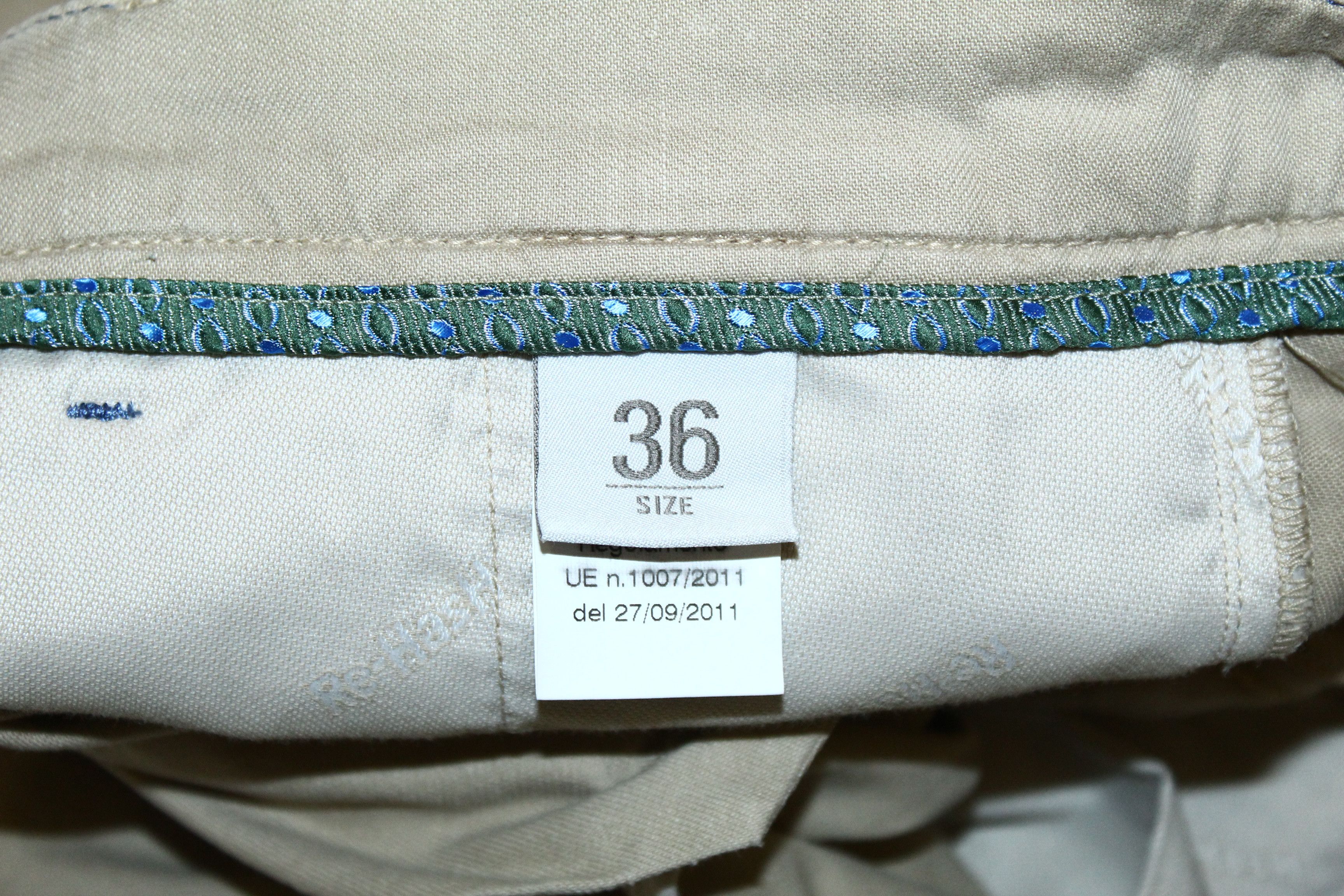 Ermenegildo Zegna Re-Hash Mucha chino pants stretch cotton-linen, garment dyed Size US 34 / EU 50 - 7 Thumbnail