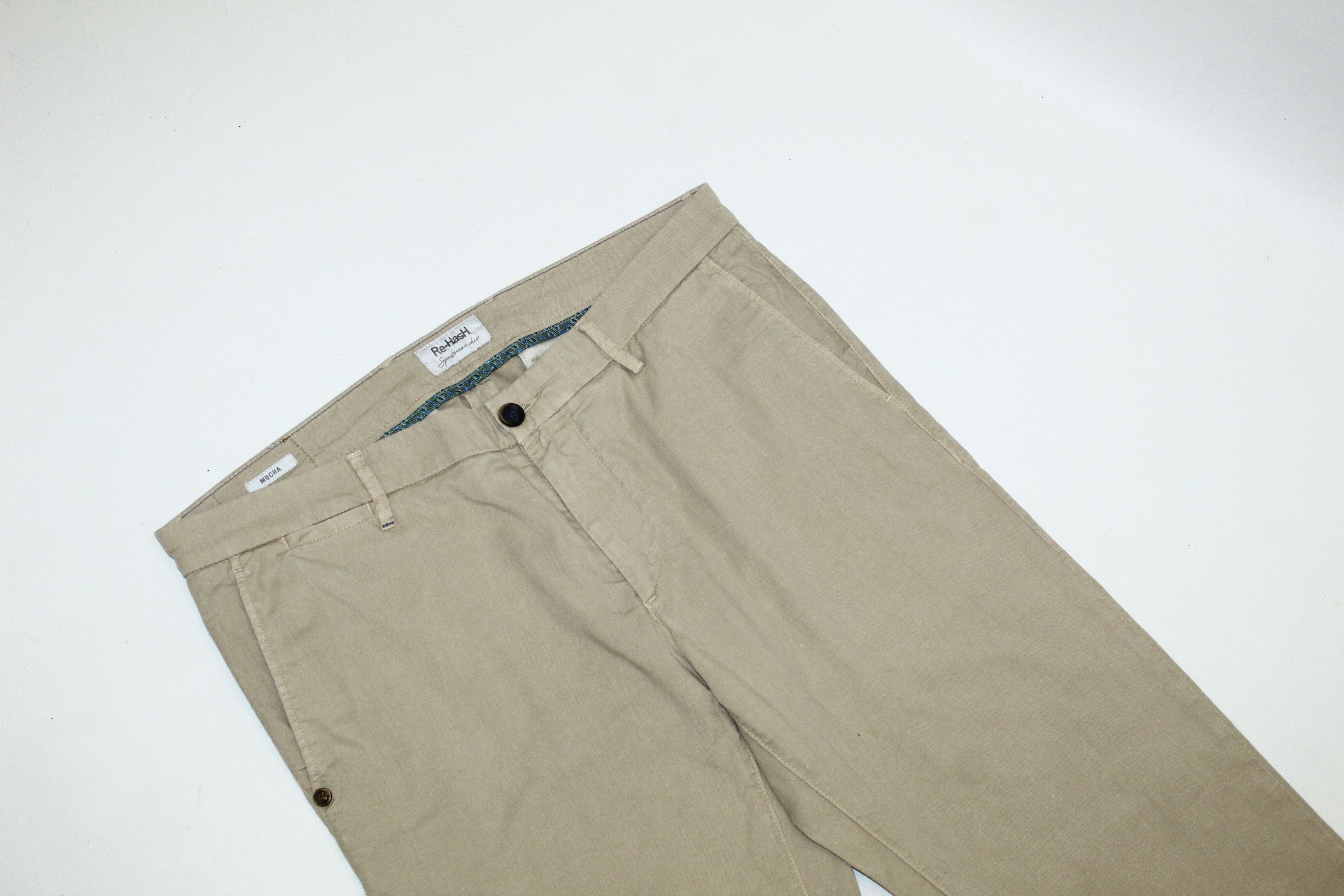 Ermenegildo Zegna Re-Hash Mucha chino pants stretch cotton-linen, garment dyed Size US 34 / EU 50 - 4 Thumbnail
