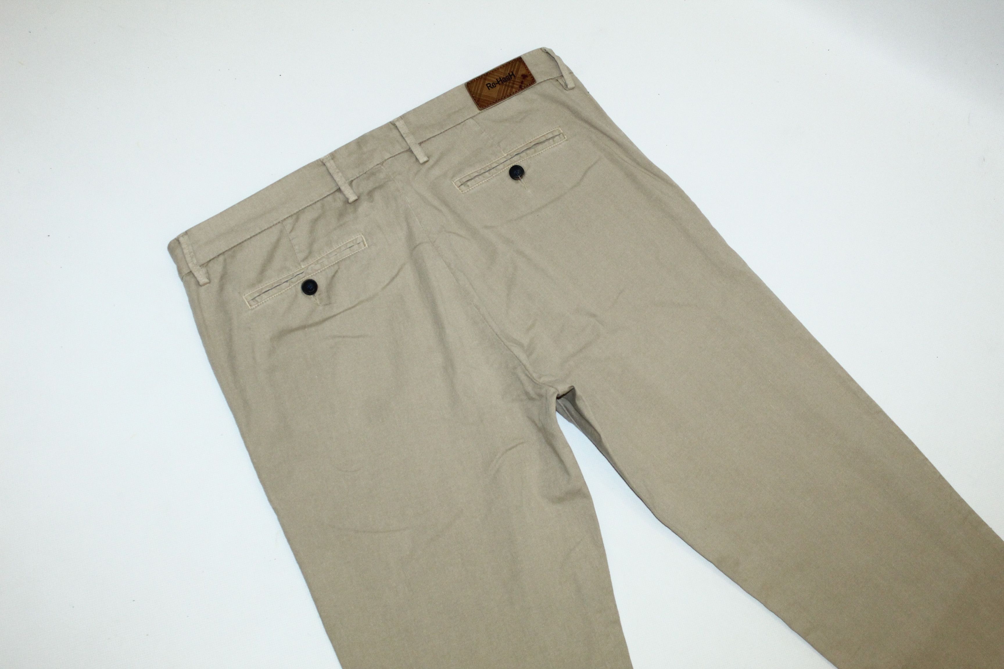 Ermenegildo Zegna Re-Hash Mucha chino pants stretch cotton-linen, garment dyed Size US 34 / EU 50 - 10 Thumbnail