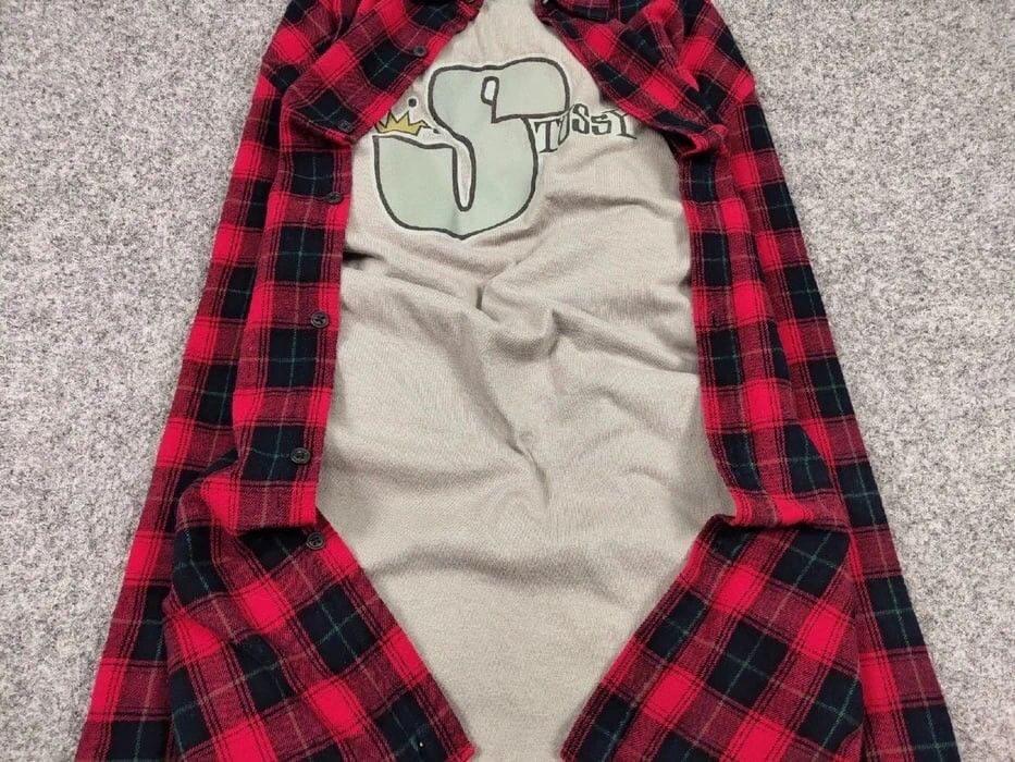 Flannel Vintage Flannel Shirt Travis Scott Style Size US XL / EU 56 / 4 - 6 Thumbnail