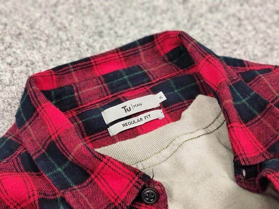 Flannel Vintage Flannel Shirt Travis Scott Style Size US XL / EU 56 / 4 - 12 Thumbnail