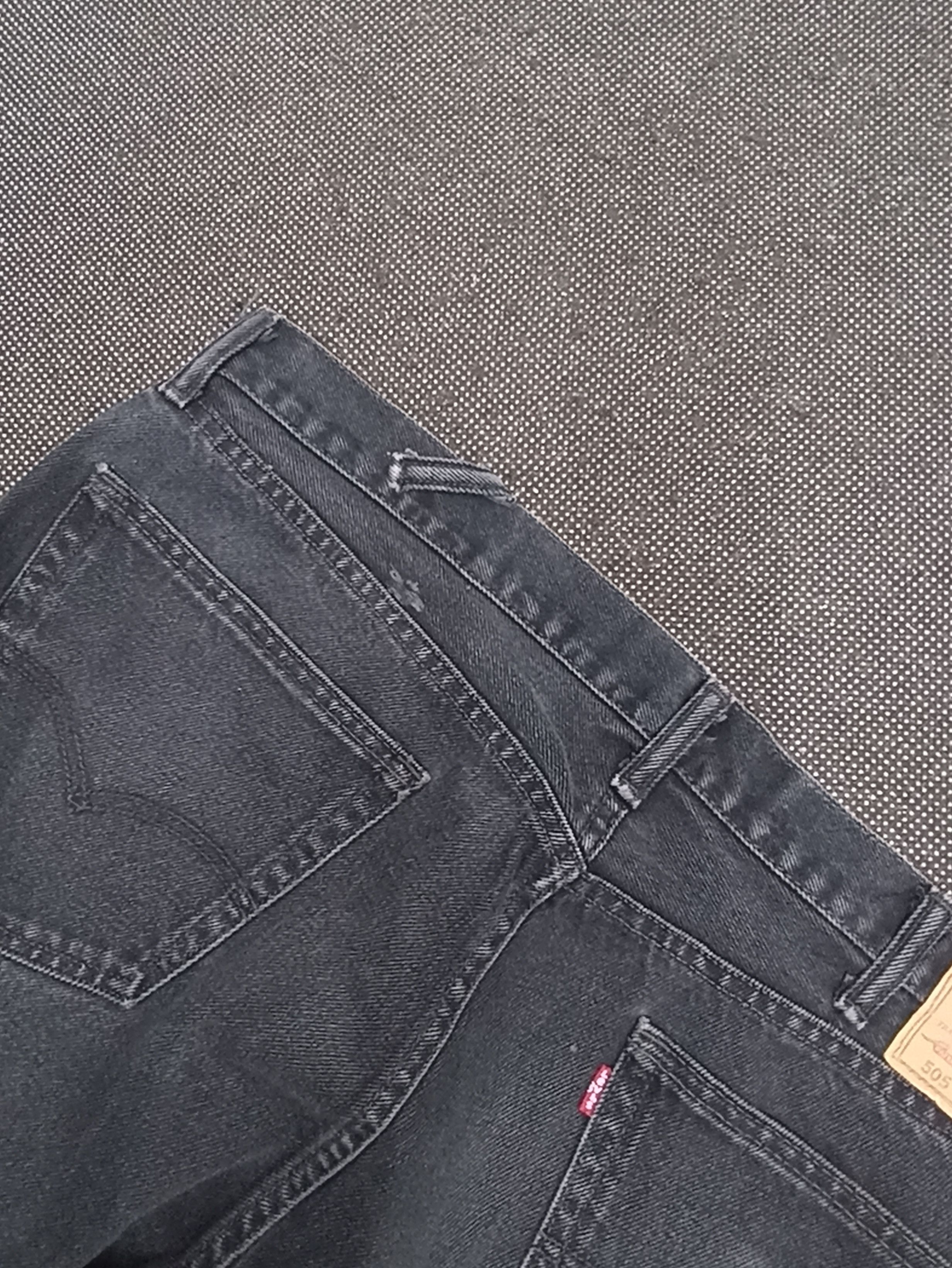 Jean × Levi's × Vintage VINTAGE LEVIS 505 BLACK JEANS -J314 Size US 40 / EU 56 - 10 Thumbnail