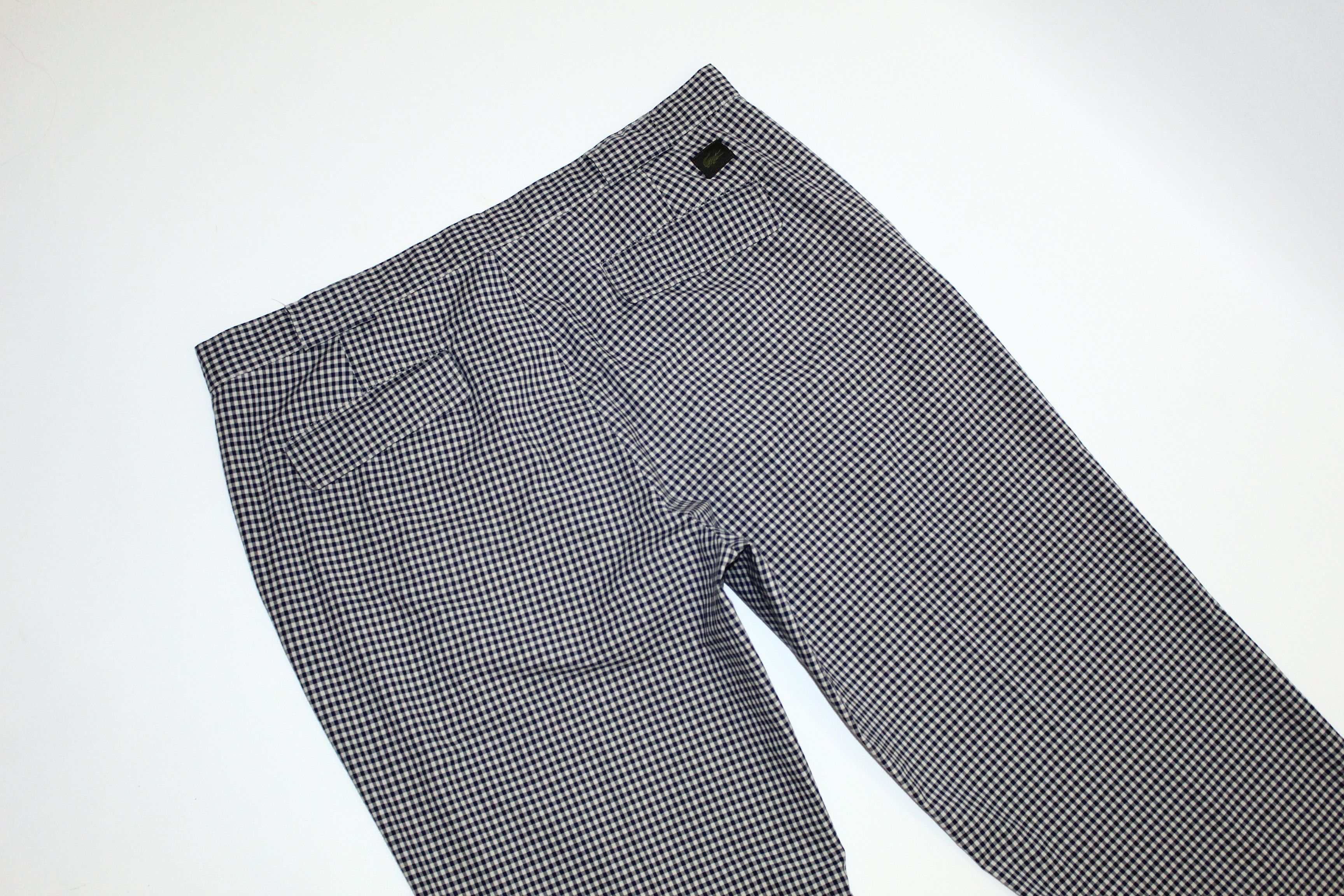Lacoste VTG🔥 Lacoste Double Pleats Checkered Relaxed Pants Size US 36 / EU 52 - 10 Thumbnail