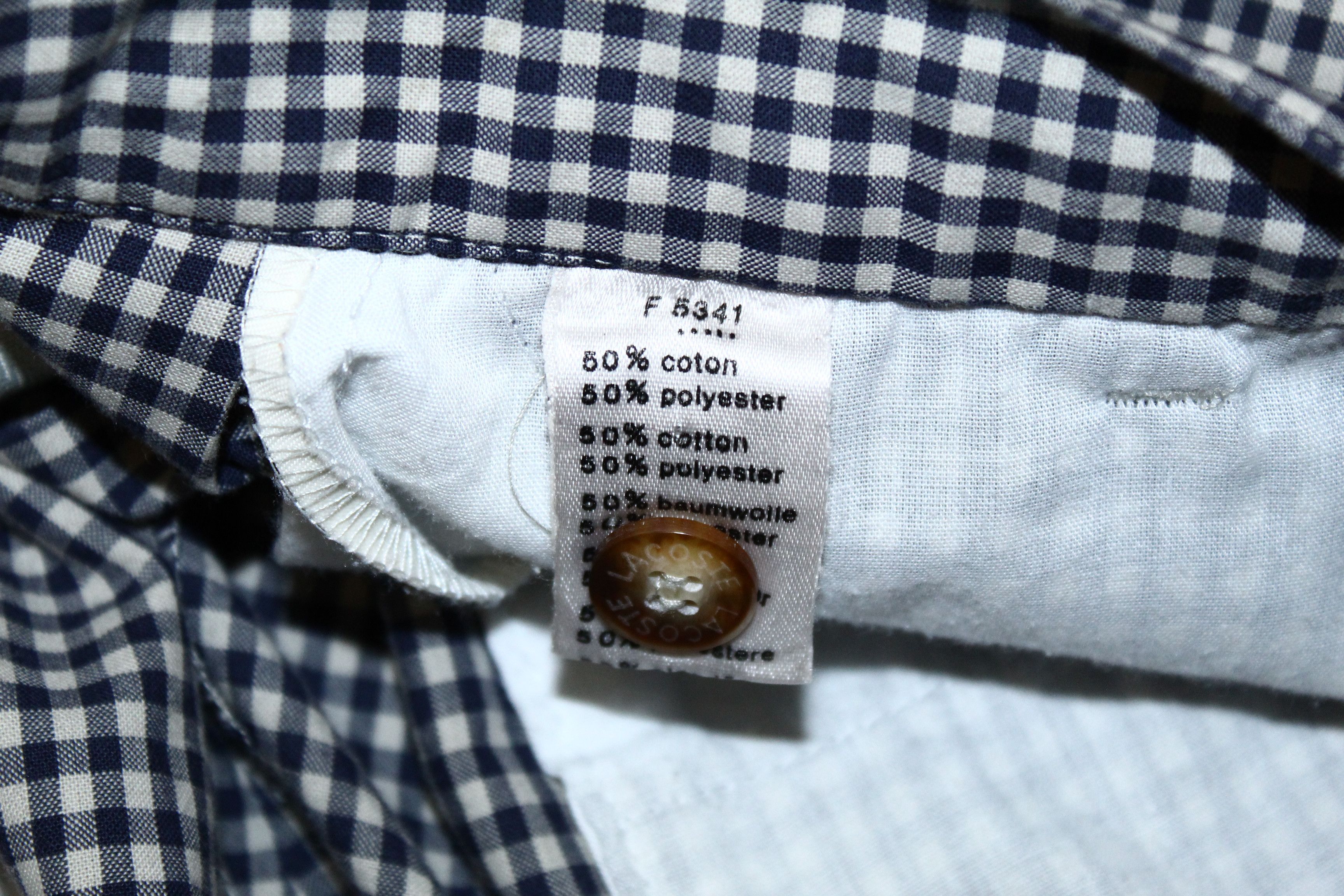 Lacoste VTG🔥 Lacoste Double Pleats Checkered Relaxed Pants Size US 36 / EU 52 - 8 Thumbnail