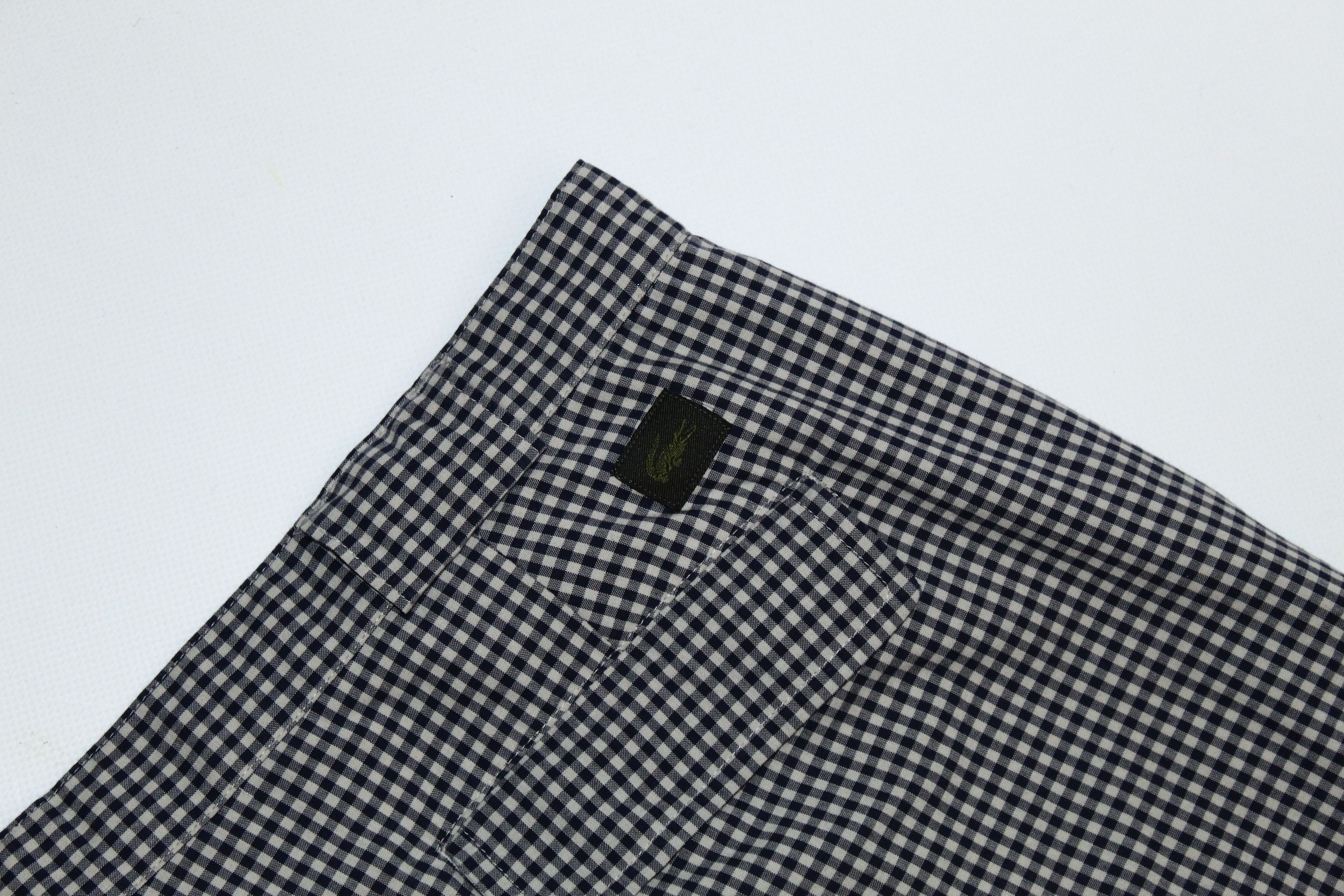 Lacoste VTG🔥 Lacoste Double Pleats Checkered Relaxed Pants Size US 36 / EU 52 - 11 Thumbnail