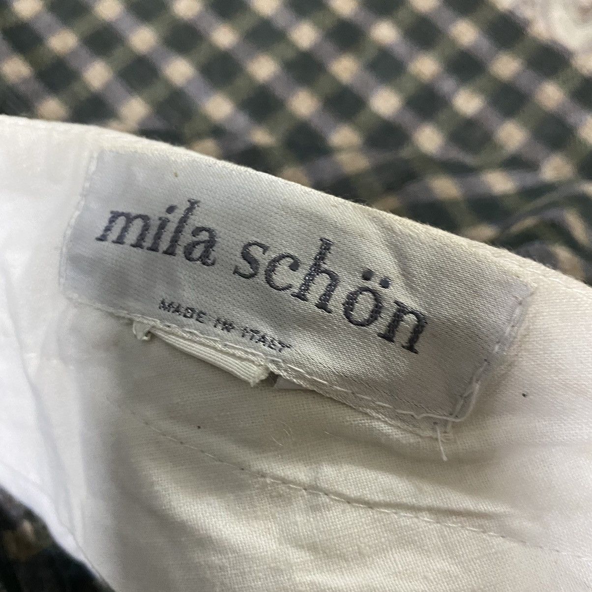 Mila Schon Mila Schon Velvet Courduroy Pants Tartan Plaid Size US 32 / EU 48 - 14 Thumbnail