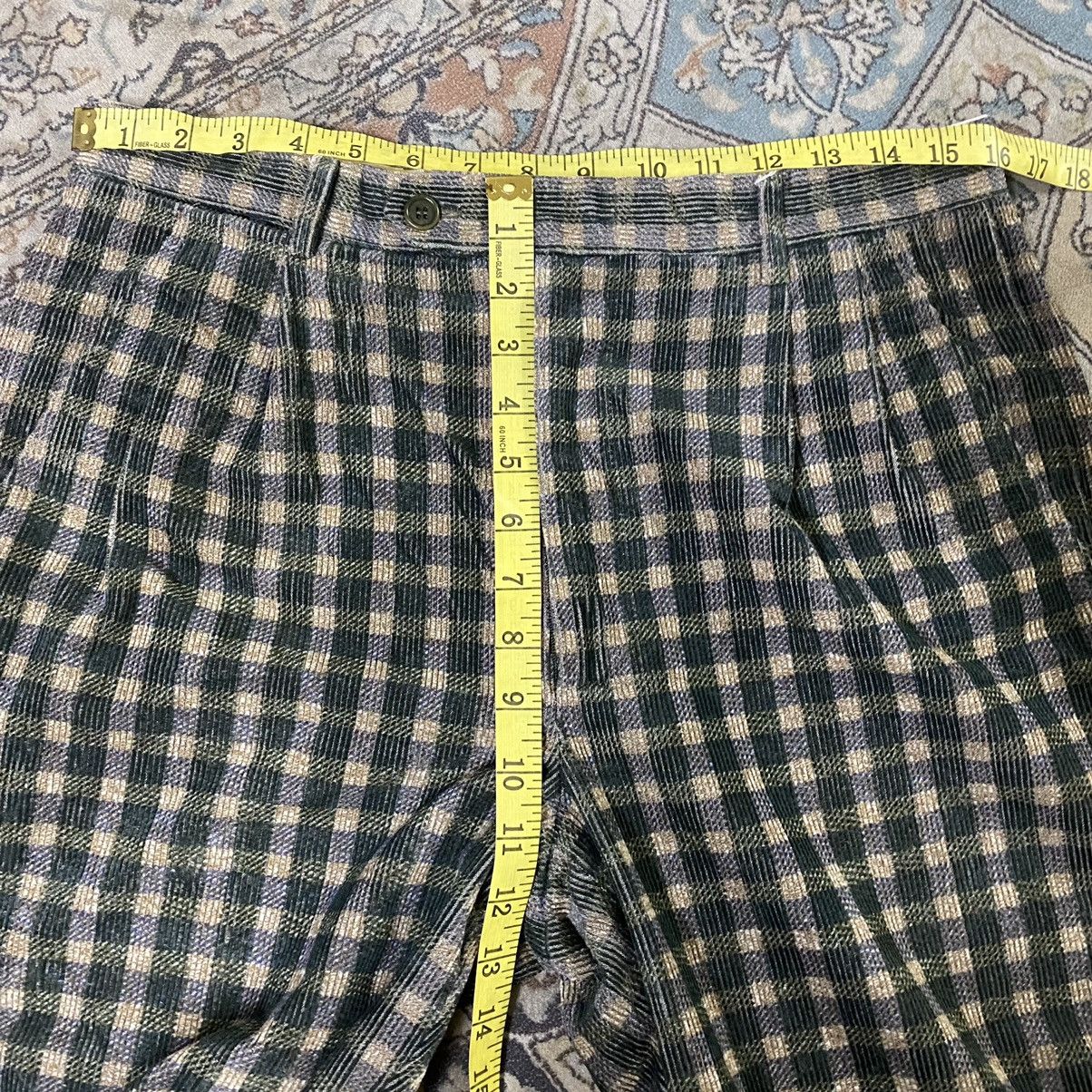 Mila Schon Mila Schon Velvet Courduroy Pants Tartan Plaid Size US 32 / EU 48 - 16 Thumbnail
