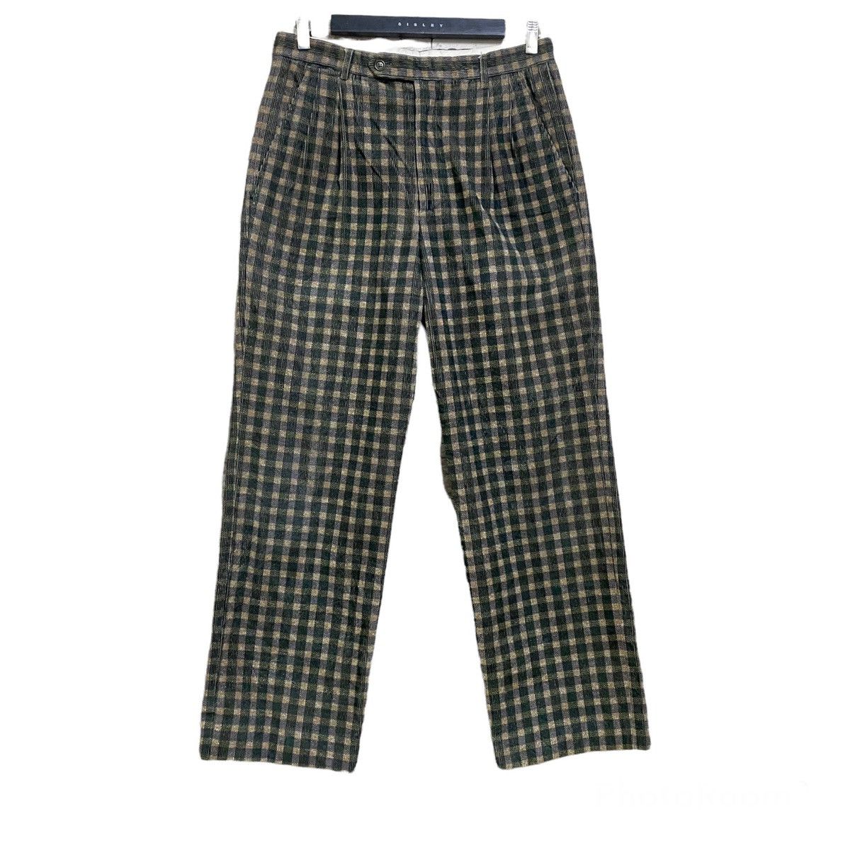 Mila Schon Mila Schon Velvet Courduroy Pants Tartan Plaid Size US 32 / EU 48 - 1 Thumbnail