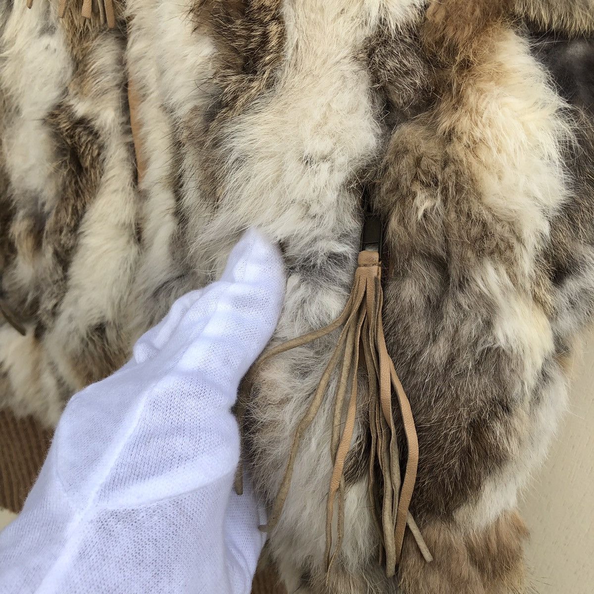 Designer × Japanese Brand Japanese Brand Getawo Sleeveless Fur Jacket Size US XXS / EU 40 - 7 Thumbnail