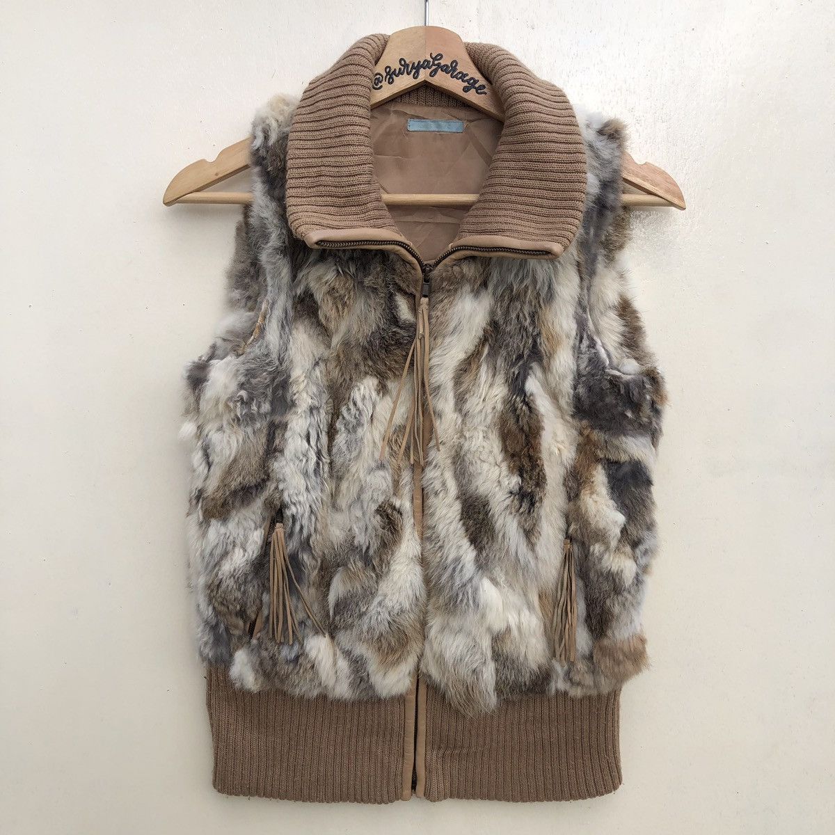 Designer × Japanese Brand Japanese Brand Getawo Sleeveless Fur Jacket Size US XXS / EU 40 - 1 Thumbnail