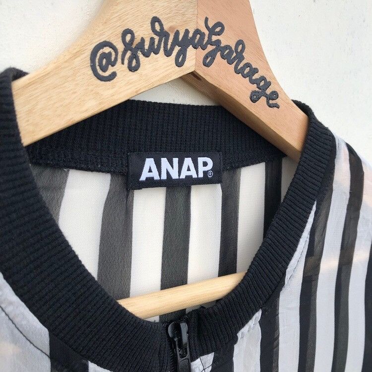 Japanese Brand Anap Transparent Zebra Stripes Polyester Size US XS / EU 42 / 0 - 3 Thumbnail