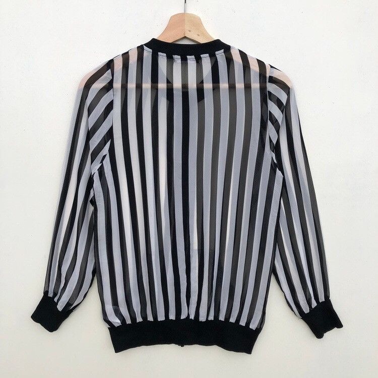 Japanese Brand Anap Transparent Zebra Stripes Polyester Size US XS / EU 42 / 0 - 6 Thumbnail