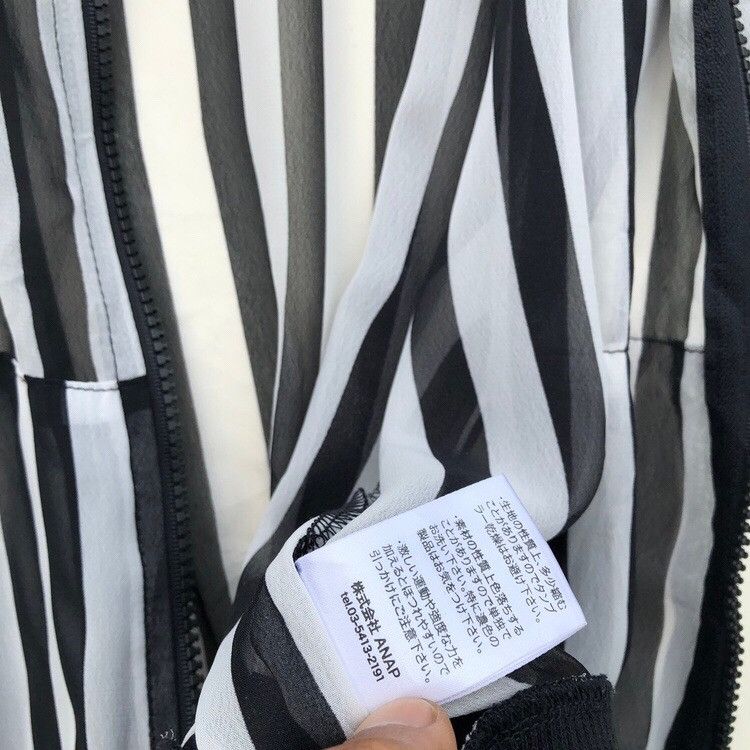 Japanese Brand Anap Transparent Zebra Stripes Polyester Size US XS / EU 42 / 0 - 12 Thumbnail