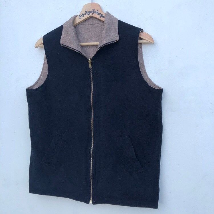 Japanese Brand × Vintage Vintage Reversible Mozeigezis Sleeveless Jacket Size US M / EU 48-50 / 2 - 12 Thumbnail