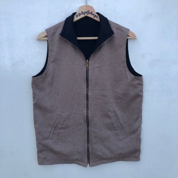 Japanese Brand × Vintage Vintage Reversible Mozeigezis Sleeveless Jacket Size US M / EU 48-50 / 2 - 1 Thumbnail
