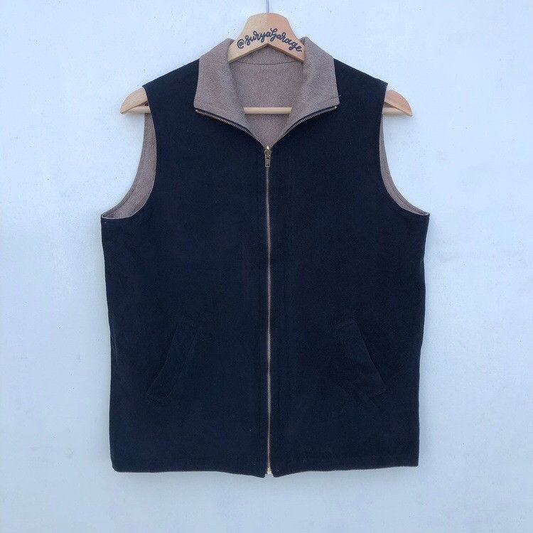 Japanese Brand × Vintage Vintage Reversible Mozeigezis Sleeveless Jacket Size US M / EU 48-50 / 2 - 2 Thumbnail