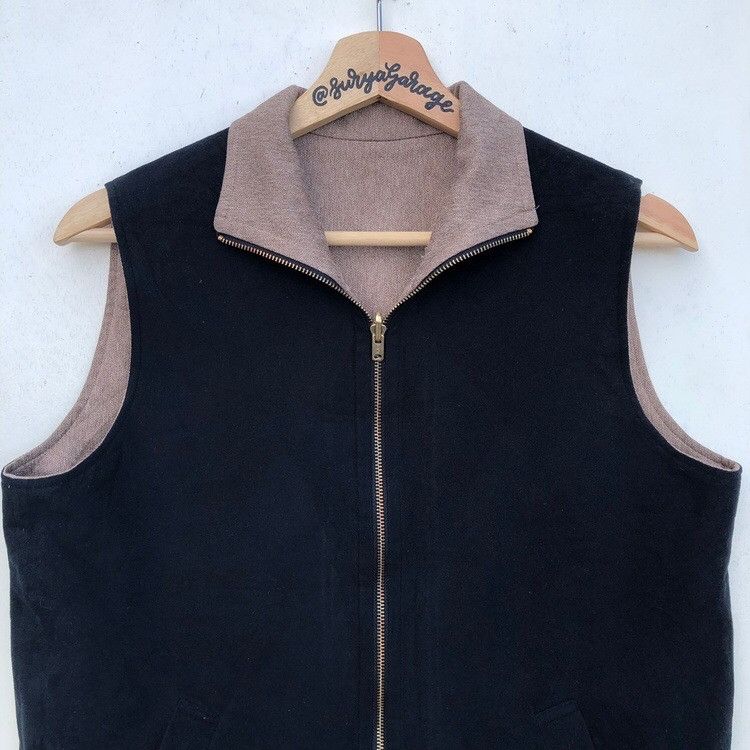 Japanese Brand × Vintage Vintage Reversible Mozeigezis Sleeveless Jacket Size US M / EU 48-50 / 2 - 4 Thumbnail