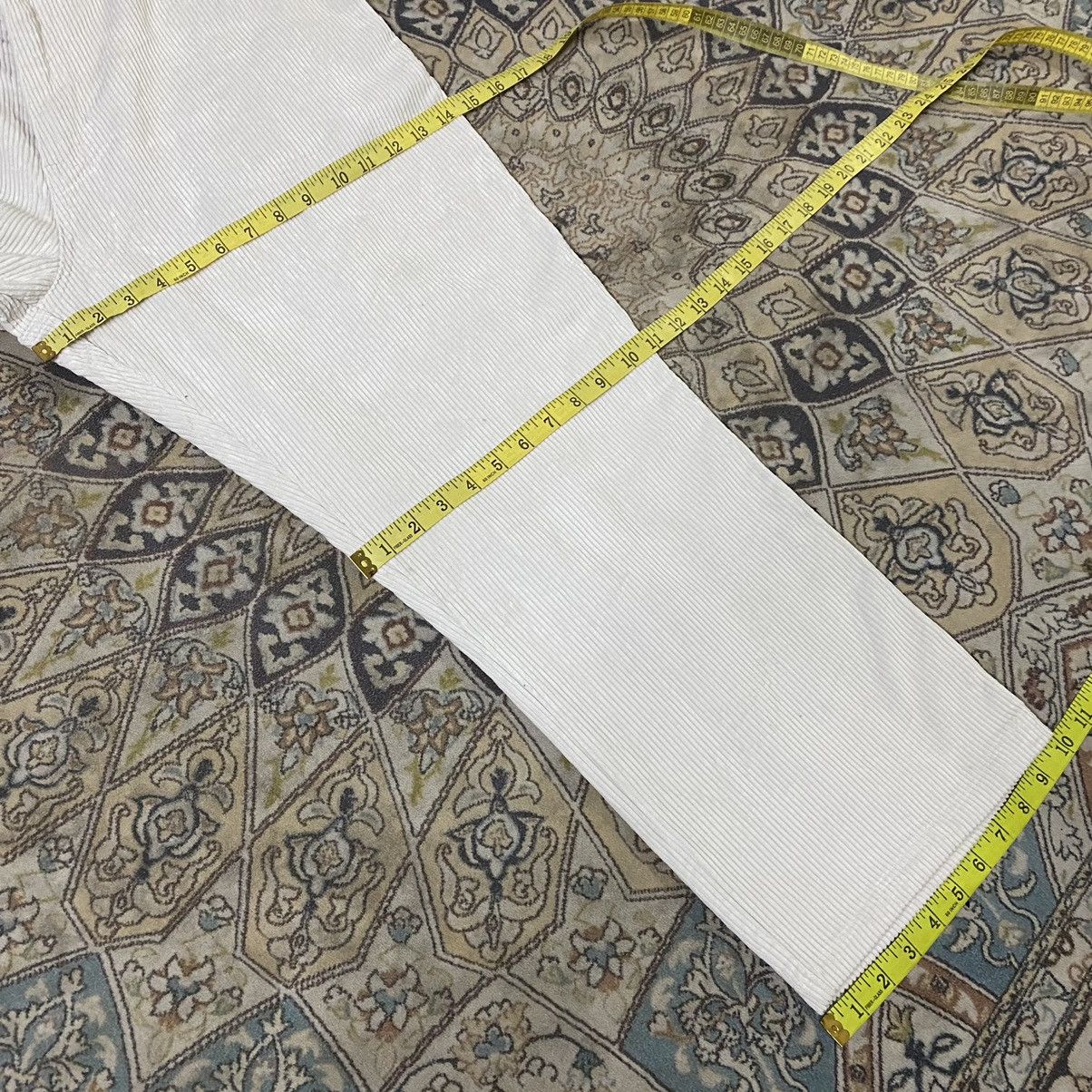 Quiksilver Vintage Quiksilver White Courduroy Baggy Pants Size US 34 / EU 50 - 18 Thumbnail