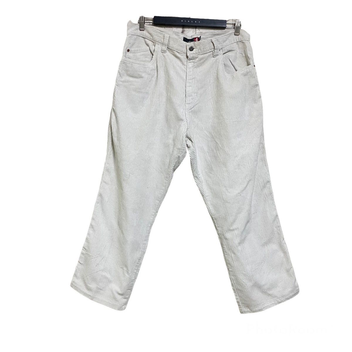 Quiksilver Vintage Quiksilver White Courduroy Baggy Pants Size US 34 / EU 50 - 3 Thumbnail