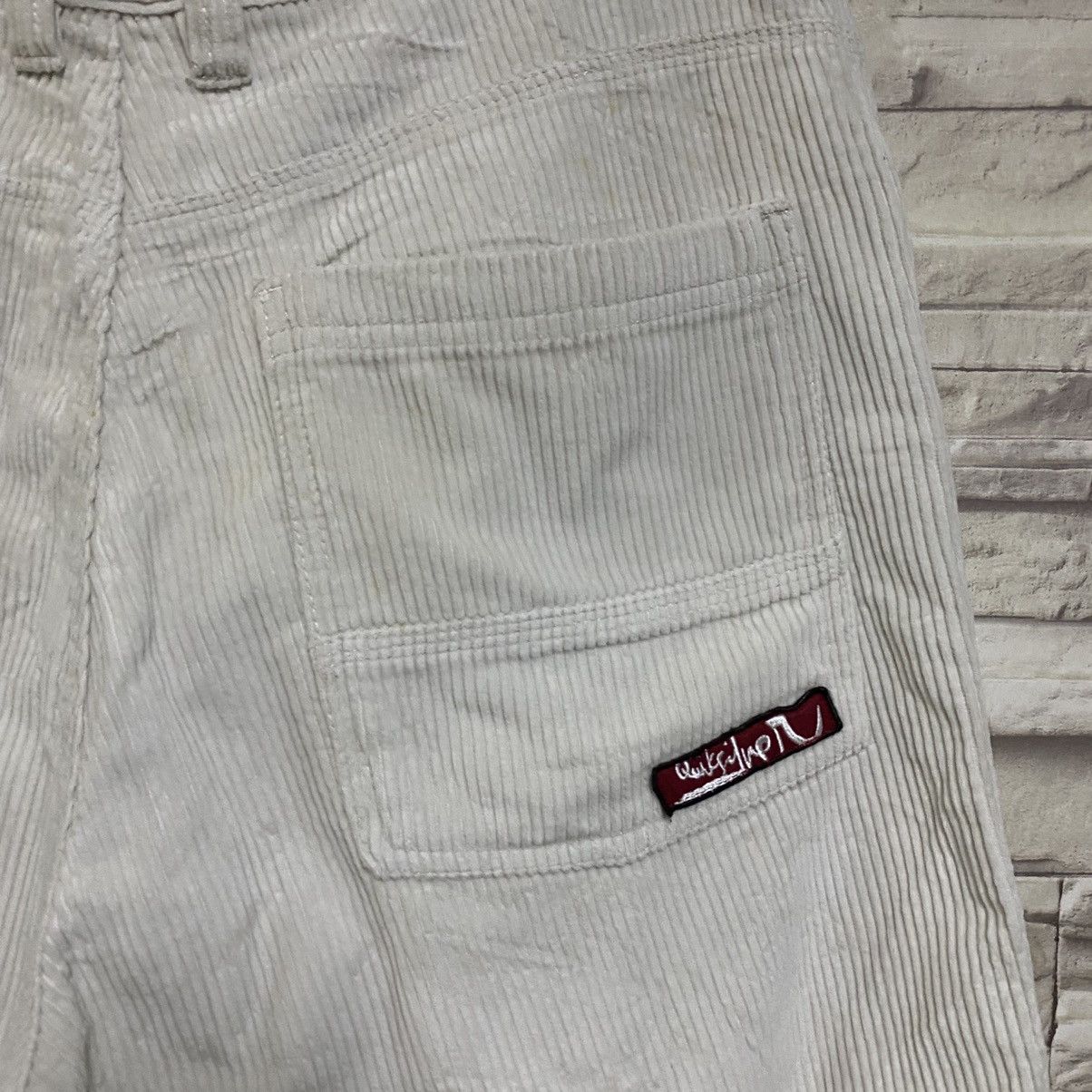 Quiksilver Vintage Quiksilver White Courduroy Baggy Pants Size US 34 / EU 50 - 1 Thumbnail