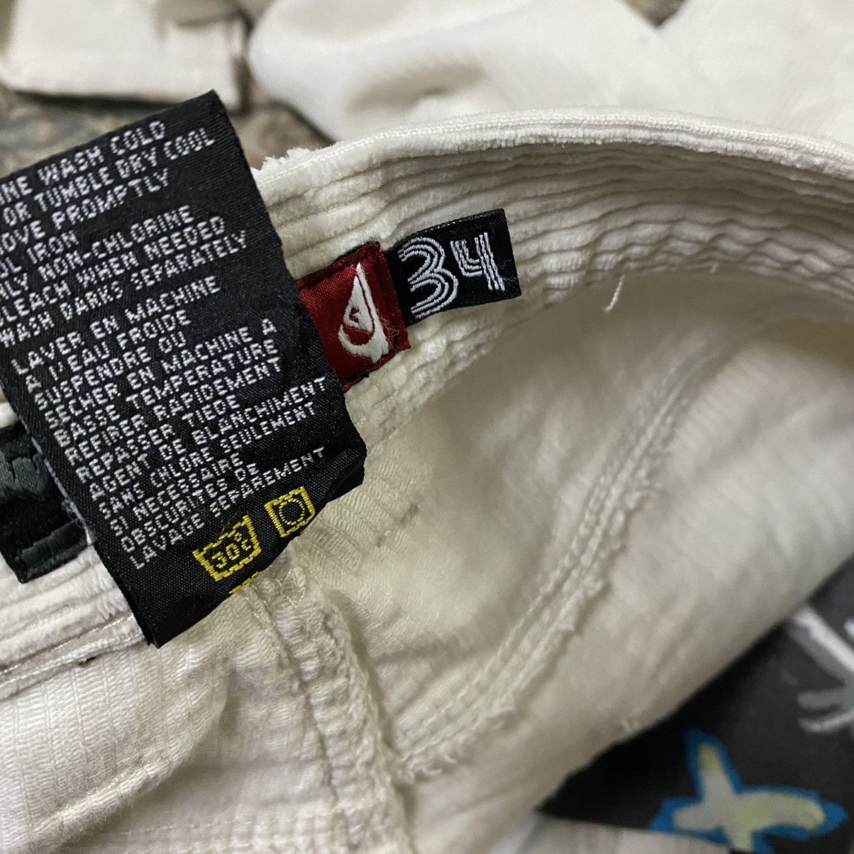 Quiksilver Vintage Quiksilver White Courduroy Baggy Pants Size US 34 / EU 50 - 15 Thumbnail