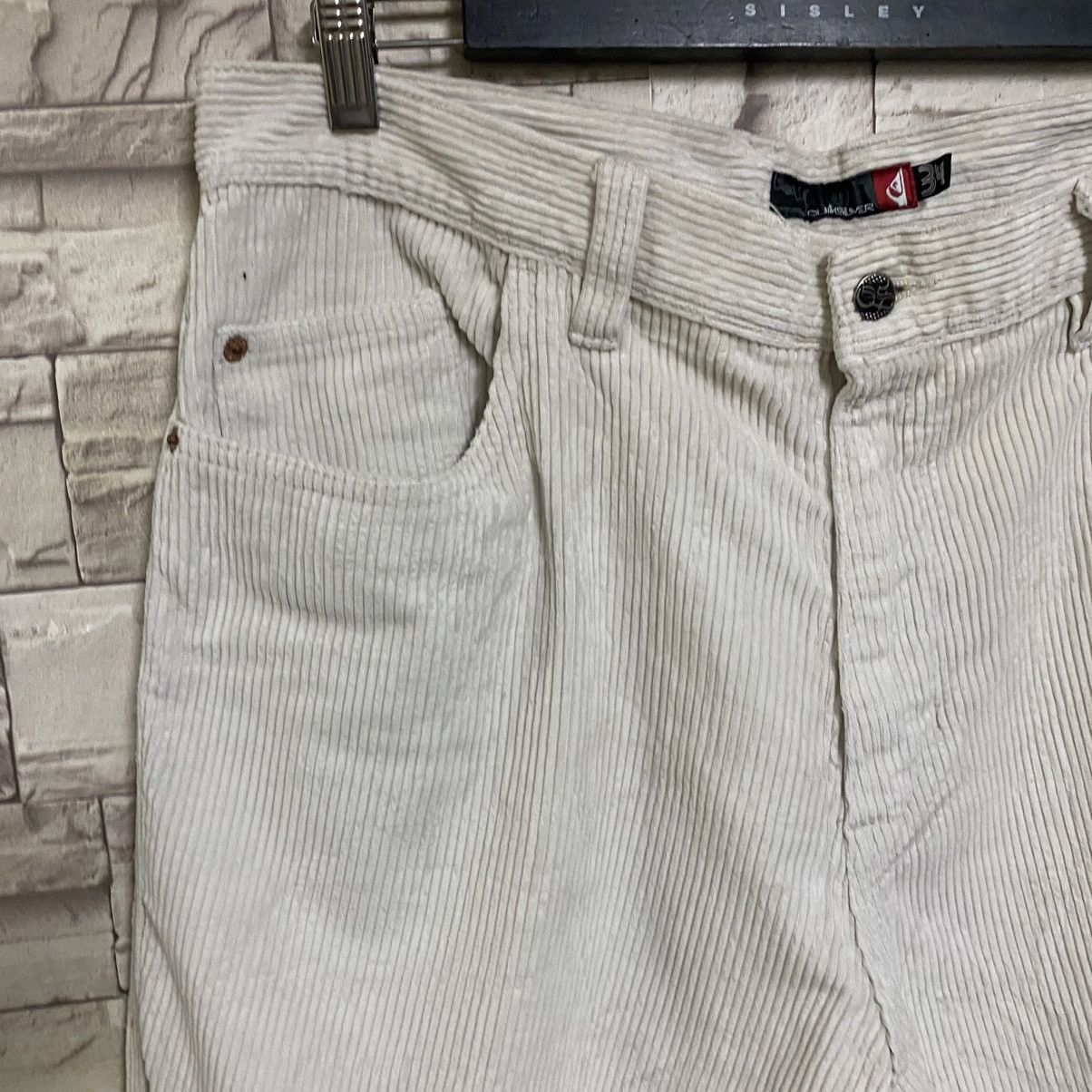 Quiksilver Vintage Quiksilver White Courduroy Baggy Pants Size US 34 / EU 50 - 7 Thumbnail